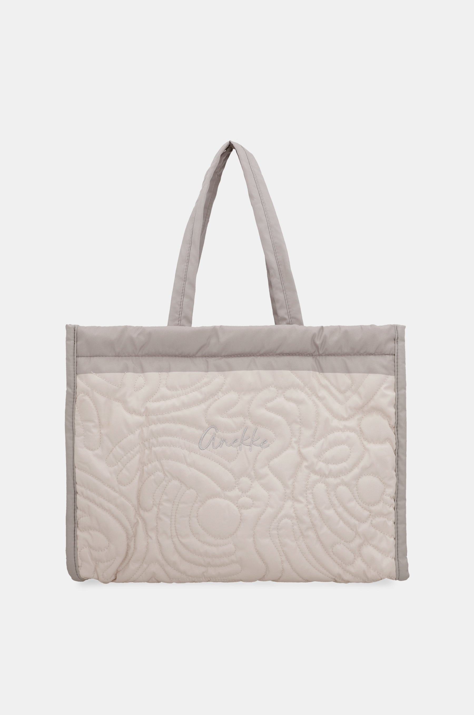 Sac de plage matelassé blanc
