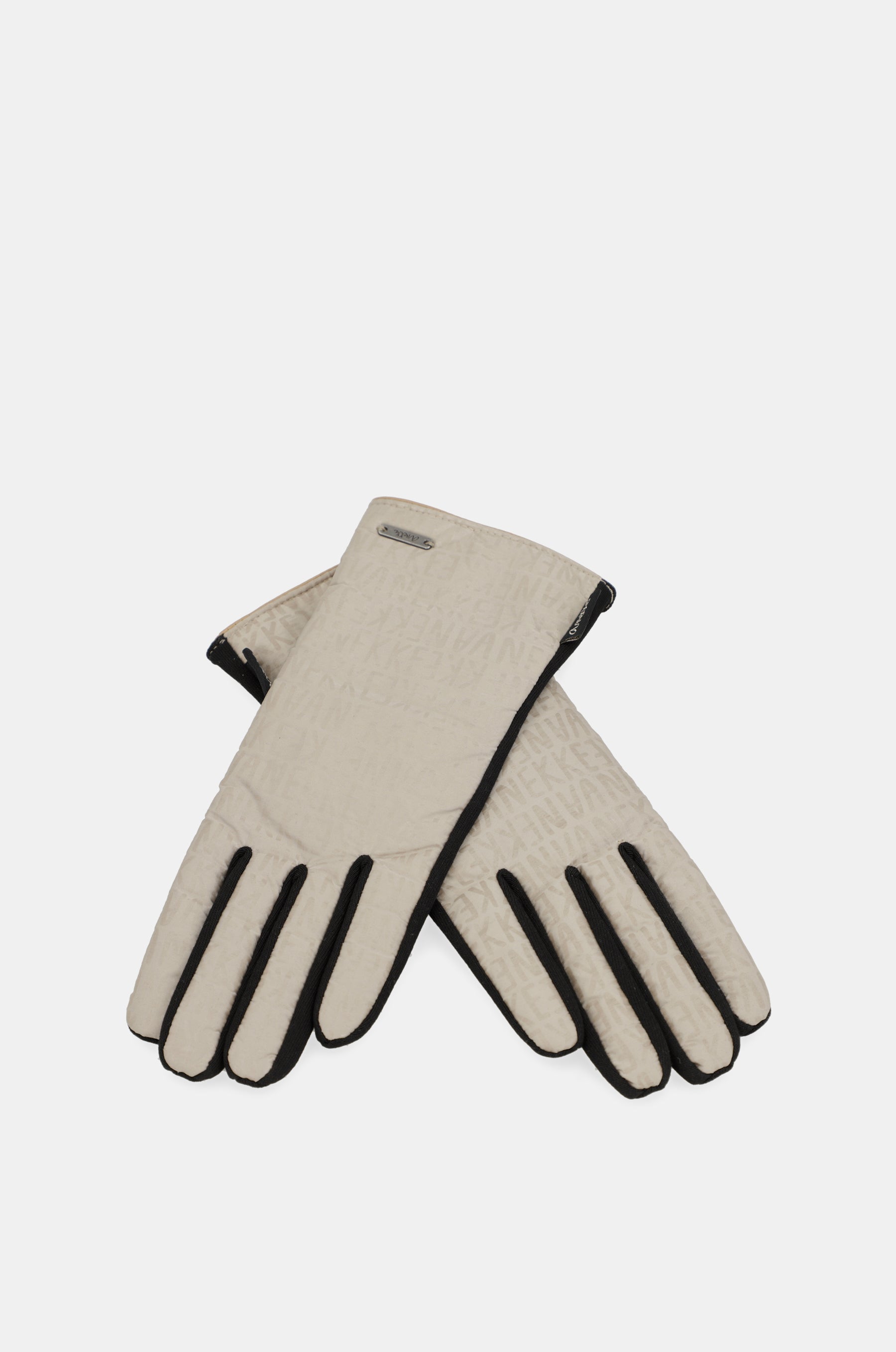 Gants Contemporary noir et beige