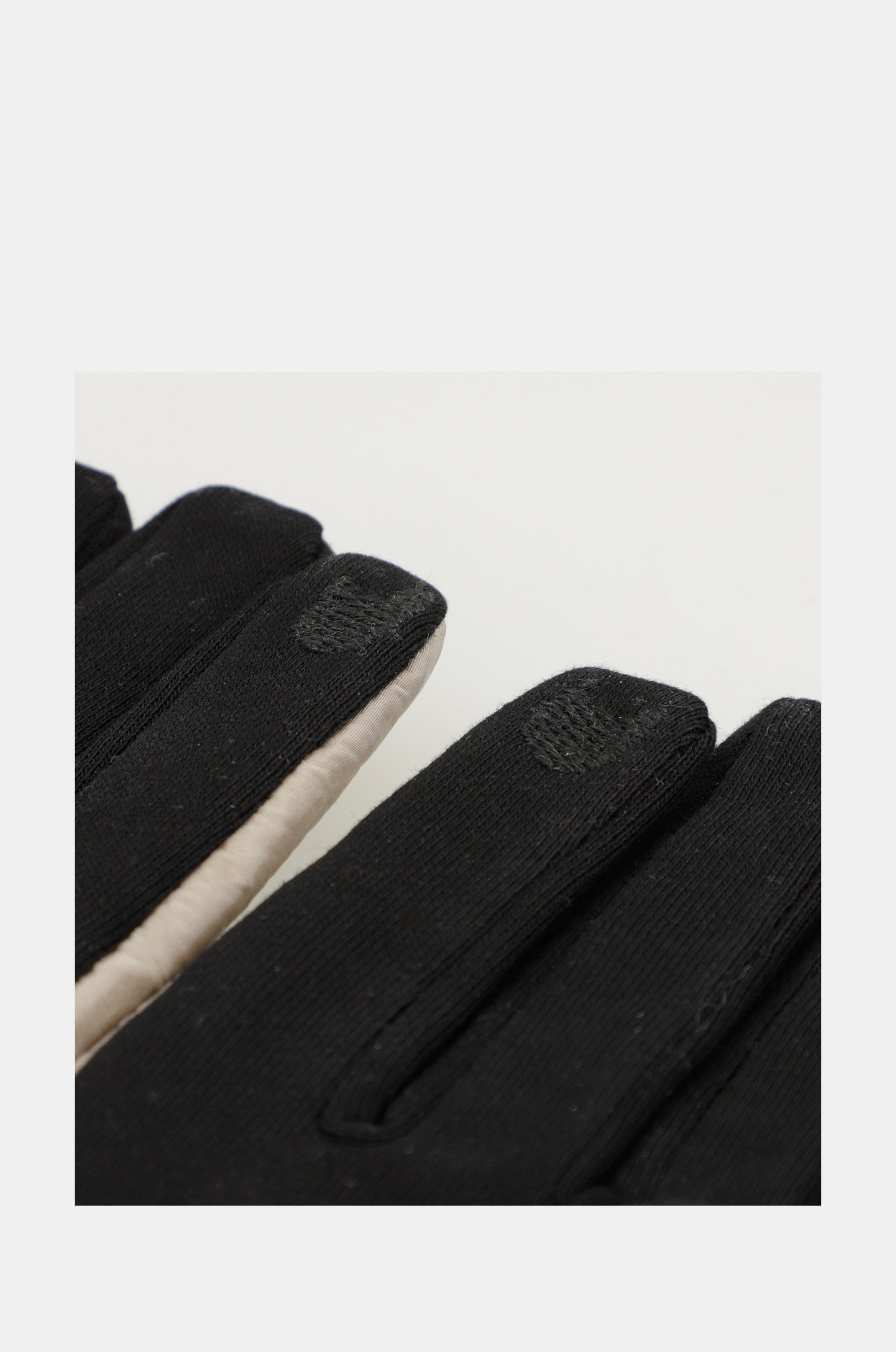 Gants Contemporary noir et beige