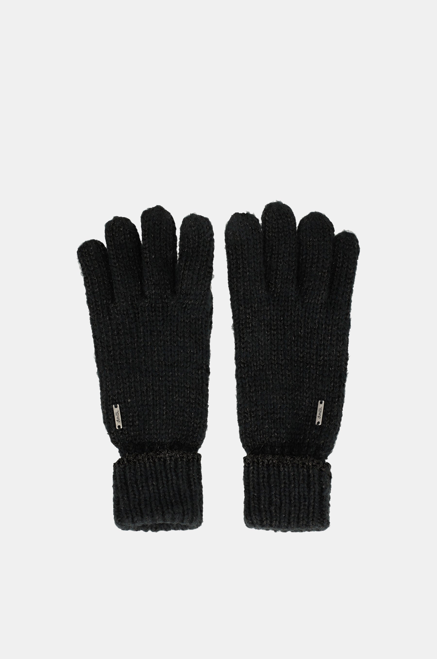 Gants logomania noirs