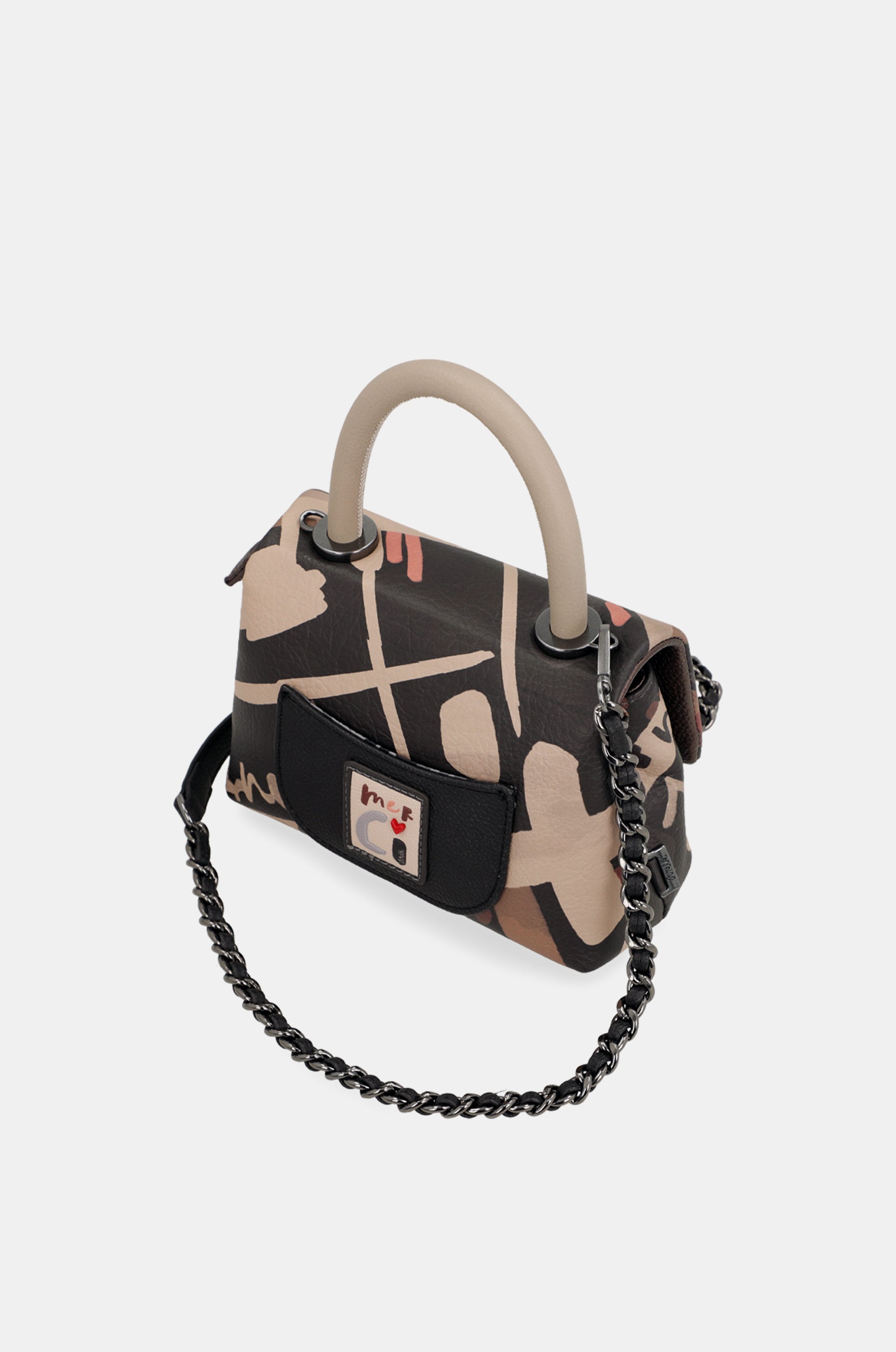 Sac bandoulière à rabat petit Parisian