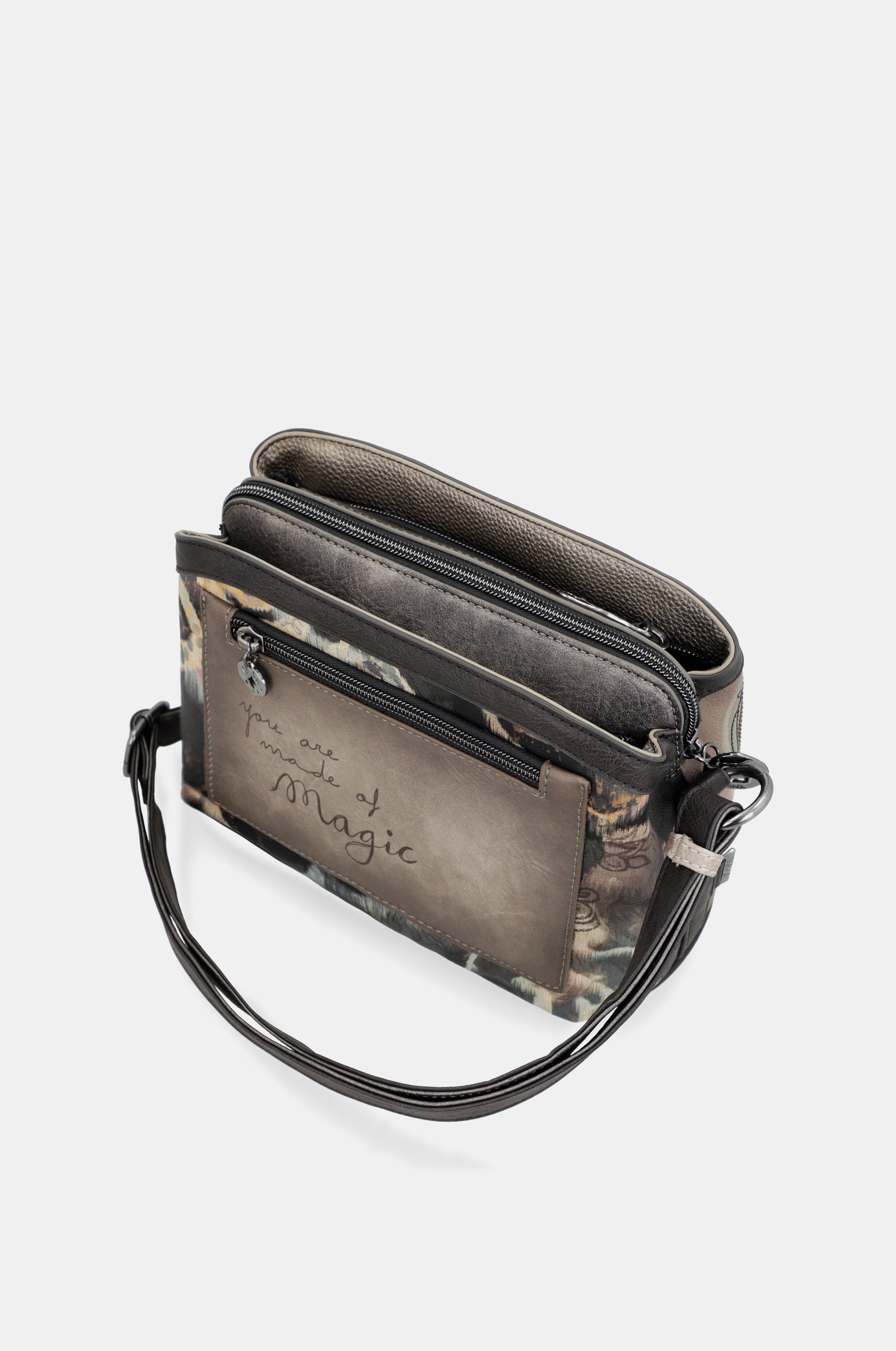 Sac bandoulière 3 compartiments moyen Real