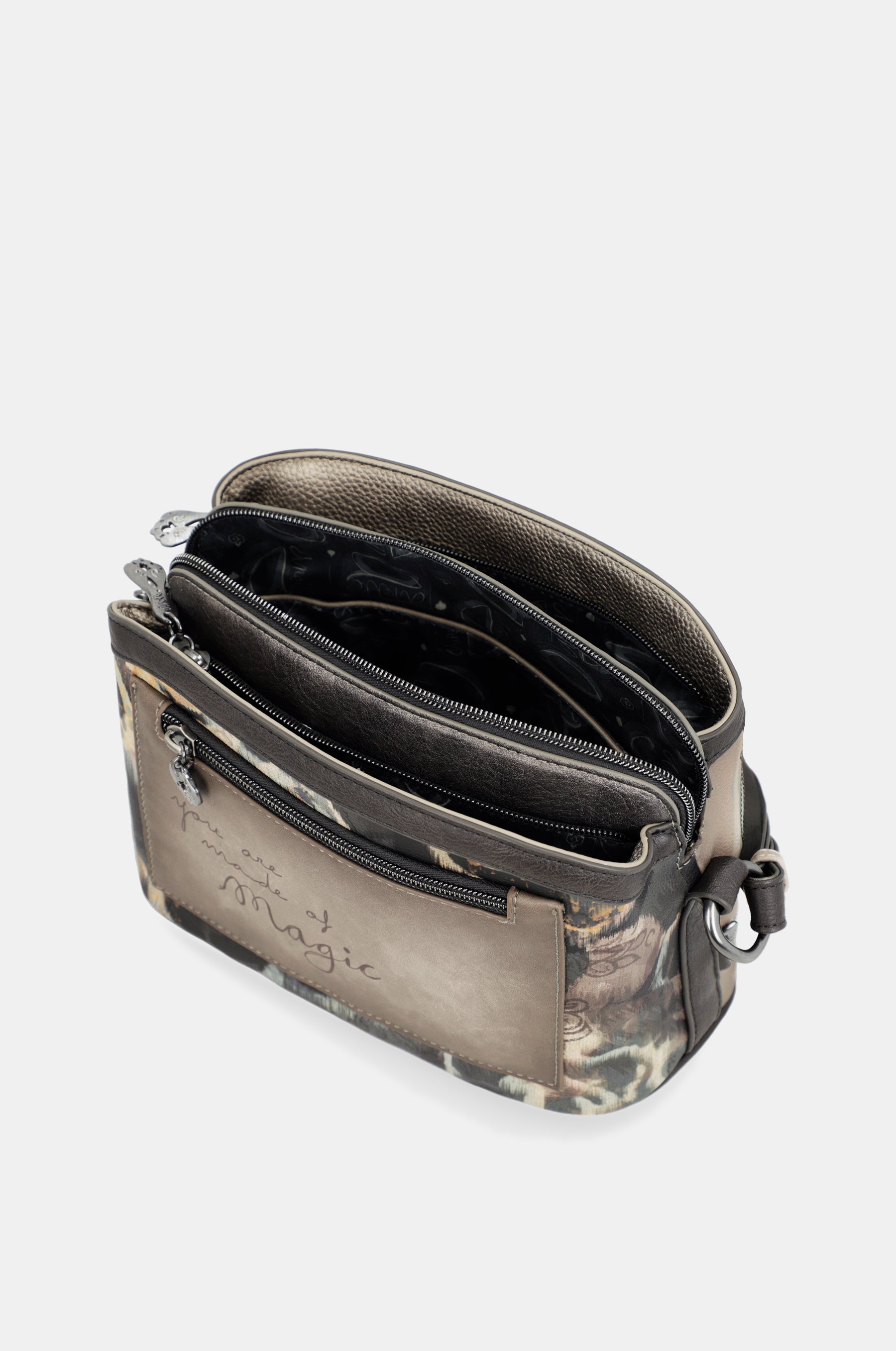 Sac bandoulière 3 compartiments moyen Real