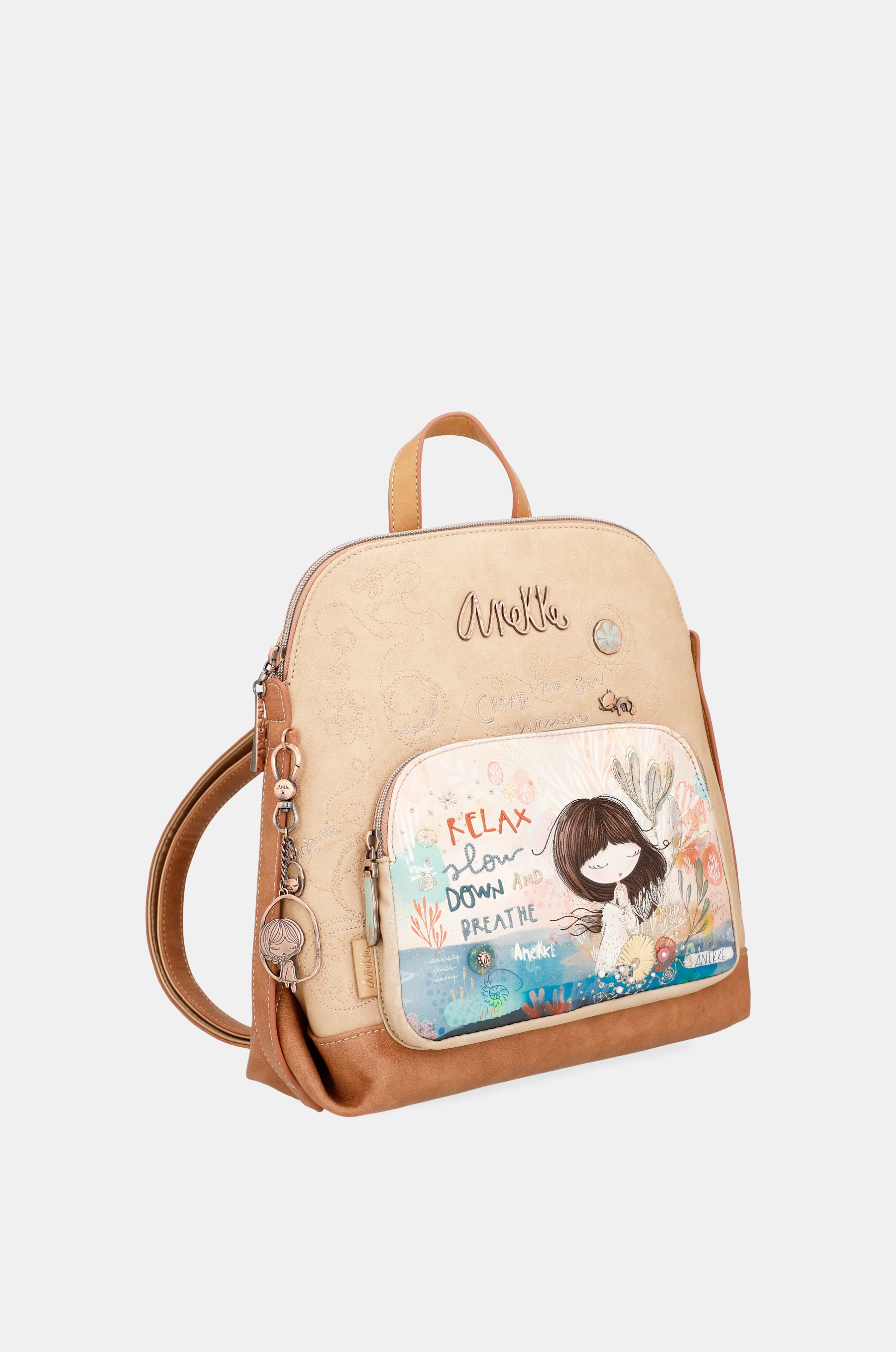 Sac à dos méditerranéen avec poche avant