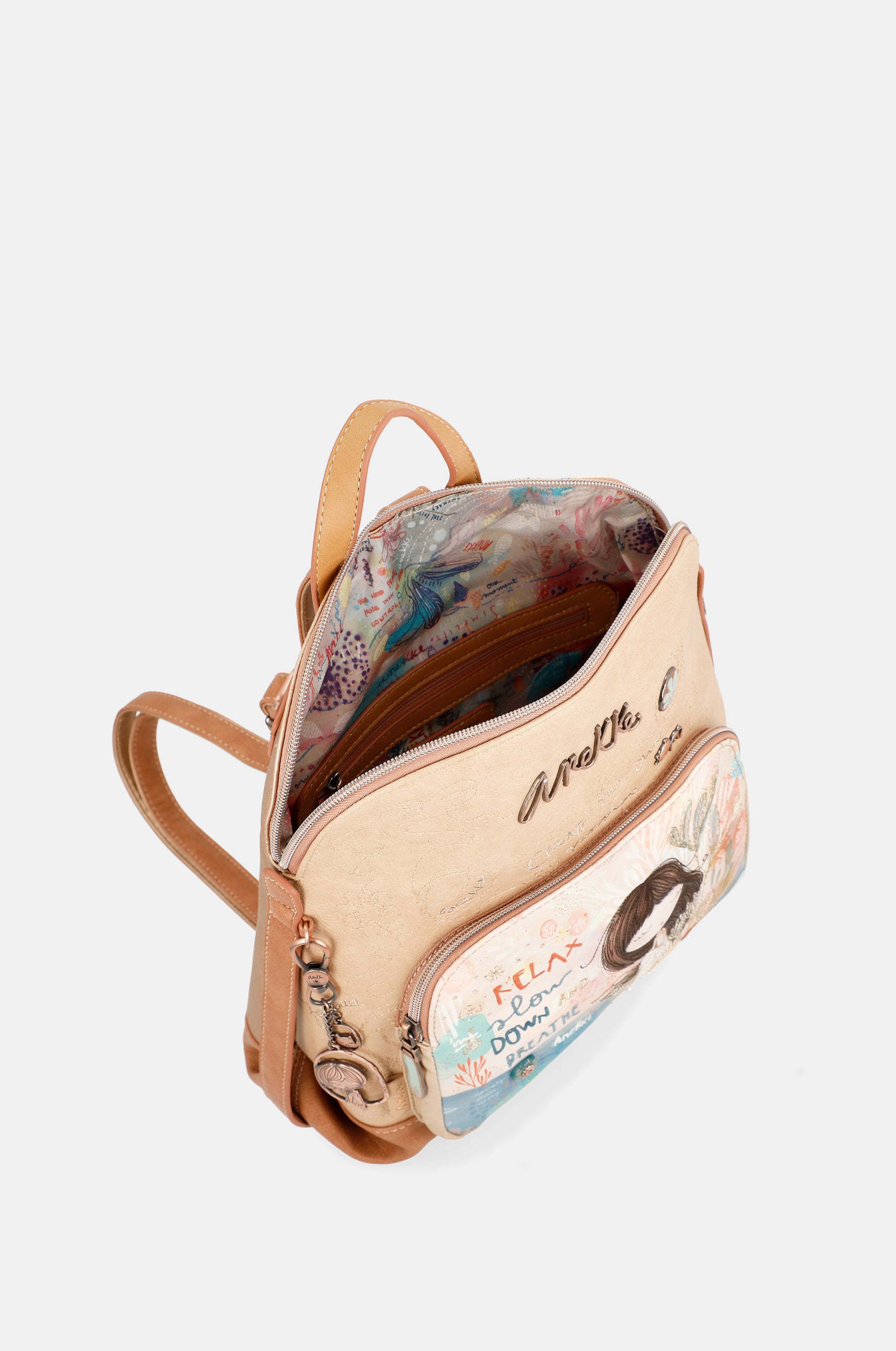 Sac à dos méditerranéen avec poche avant