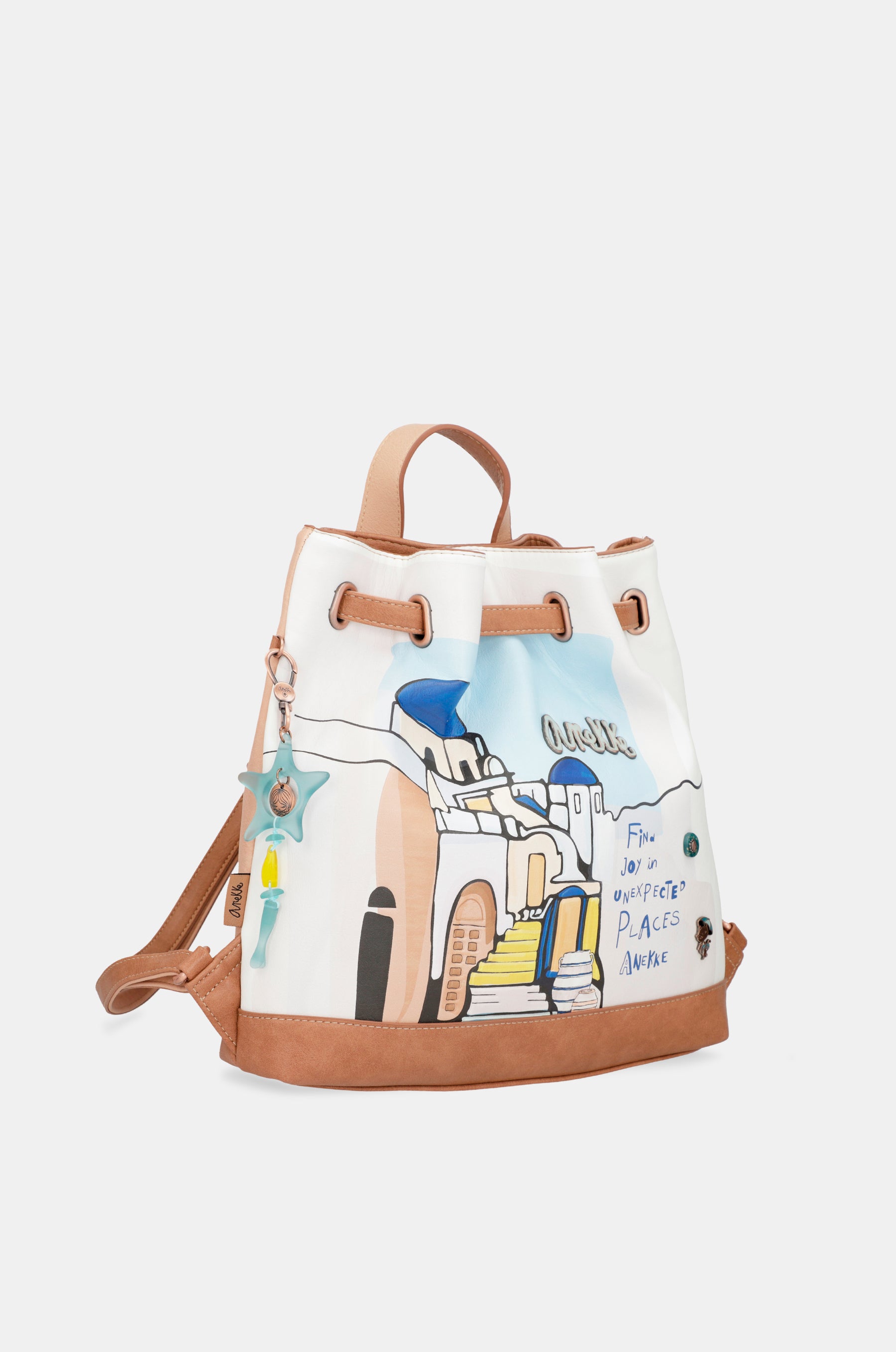 Sac à dos de style bombardier au lever du soleil