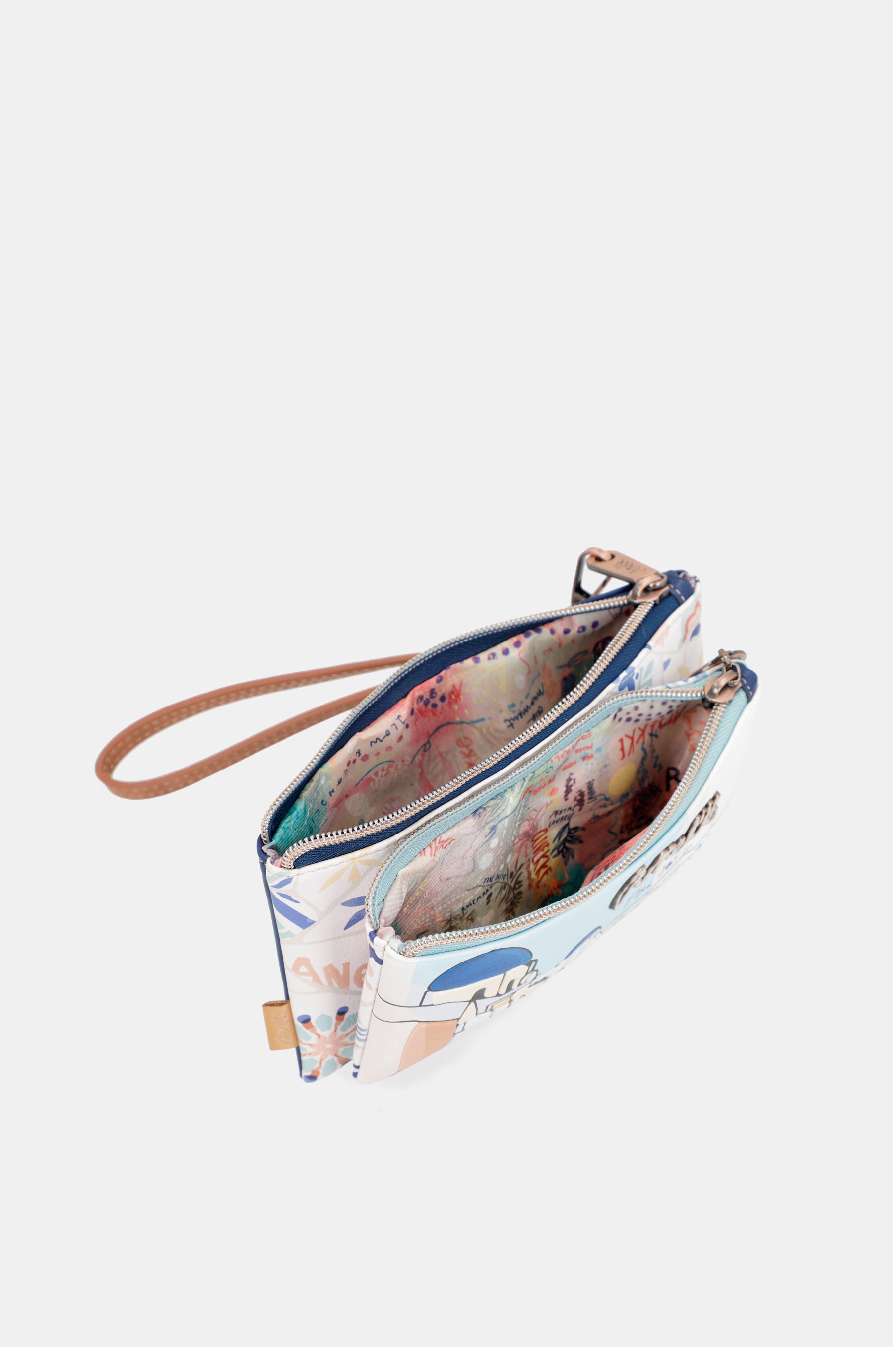 Sunrise Wallet Purse avec sangle à main