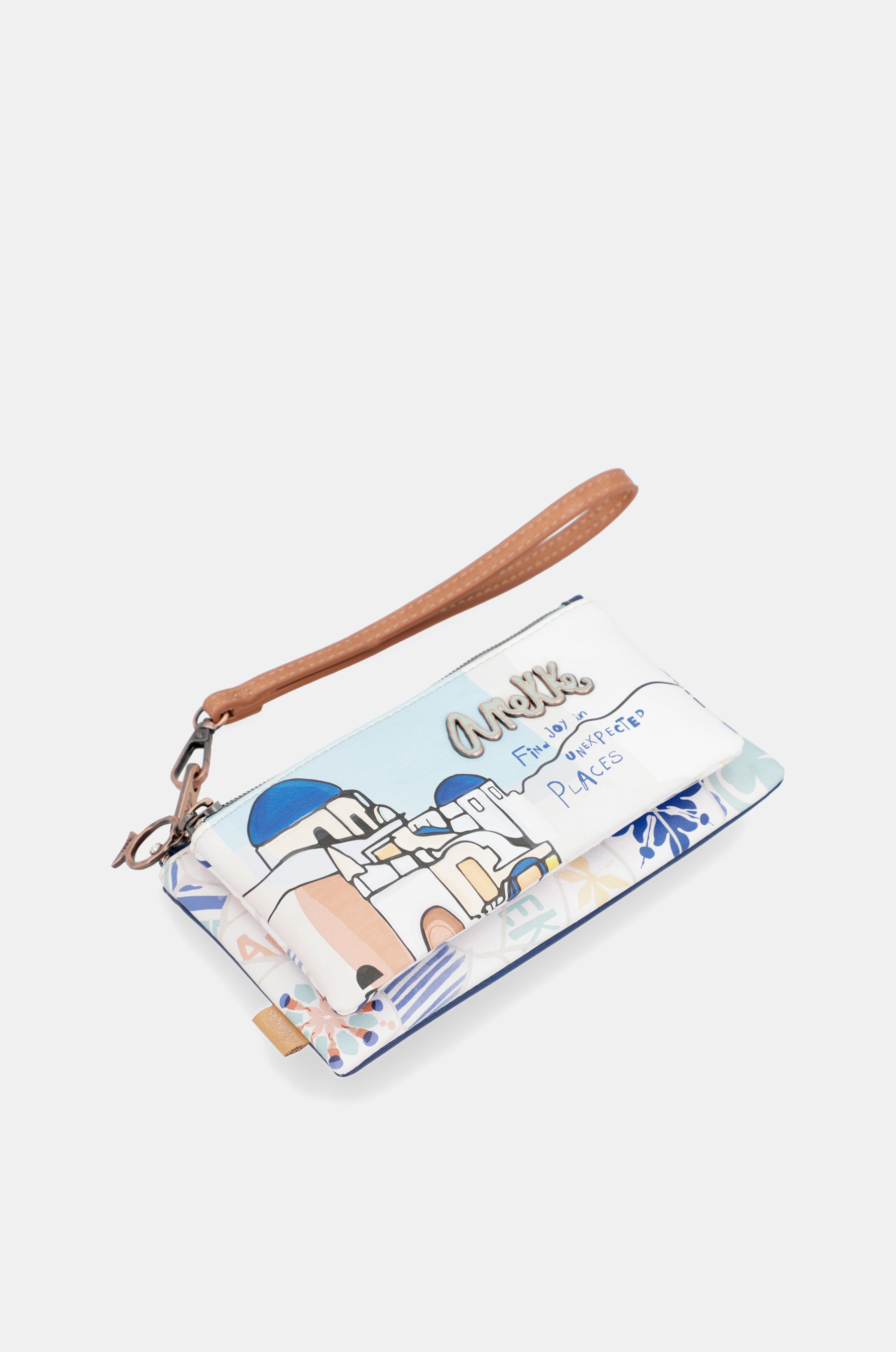 Sunrise Wallet Purse avec sangle à main