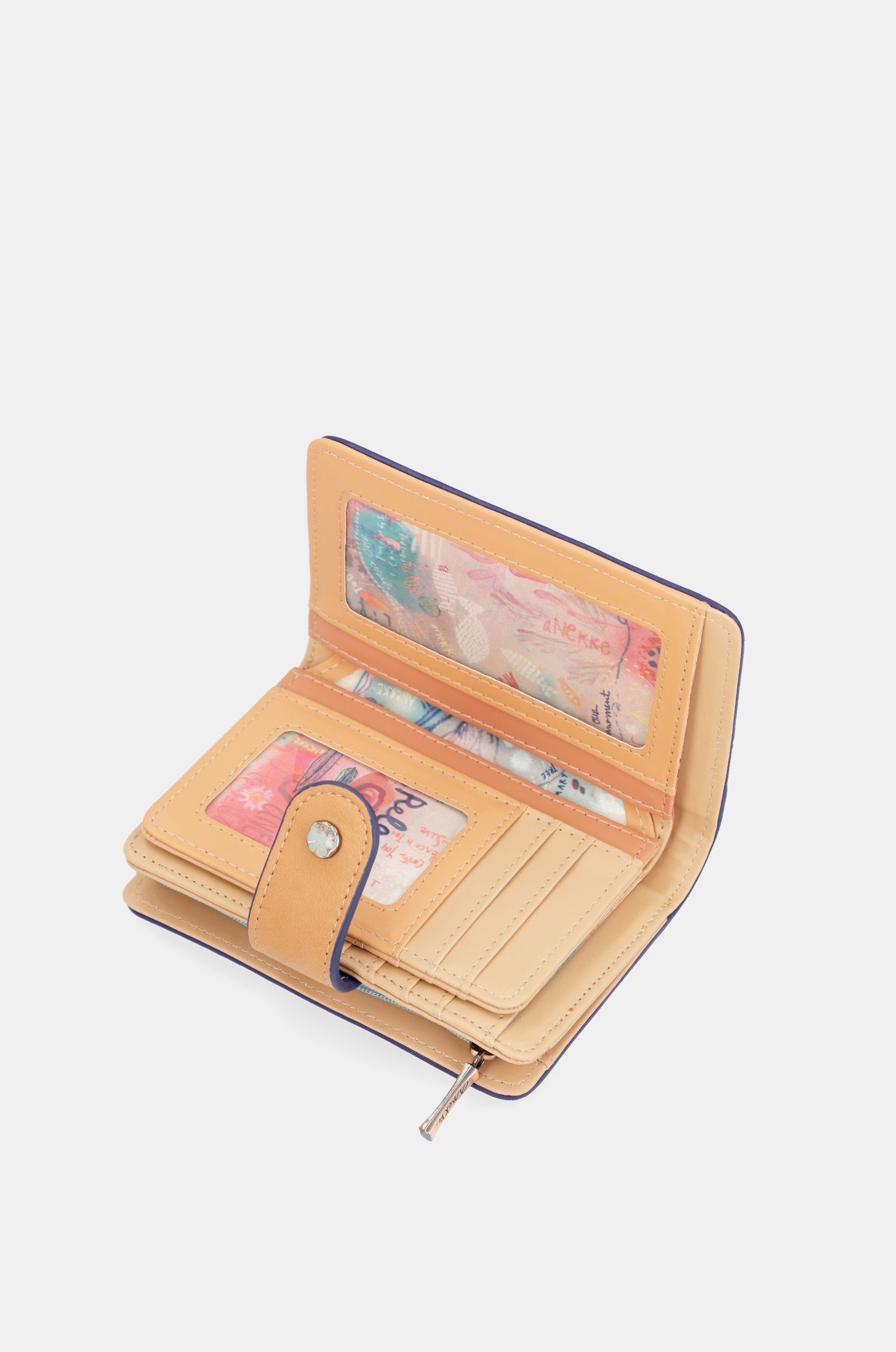 Portefeuille moyen au lever du soleil