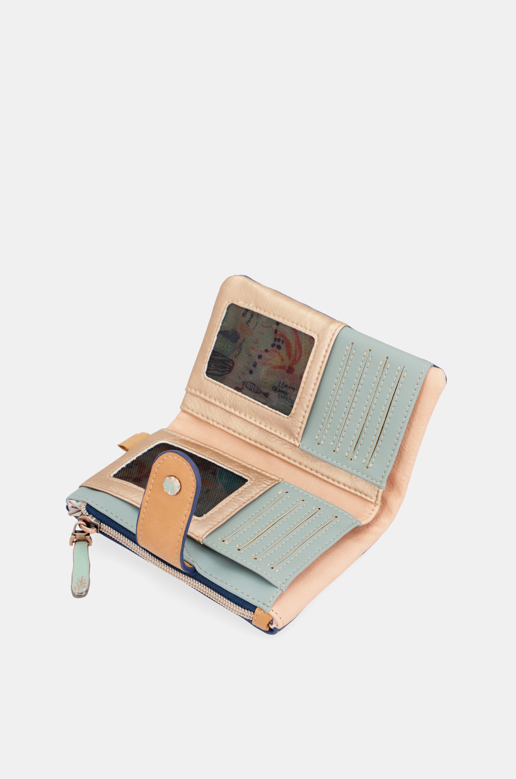 Portefeuille moyen de flexi du lever du soleil