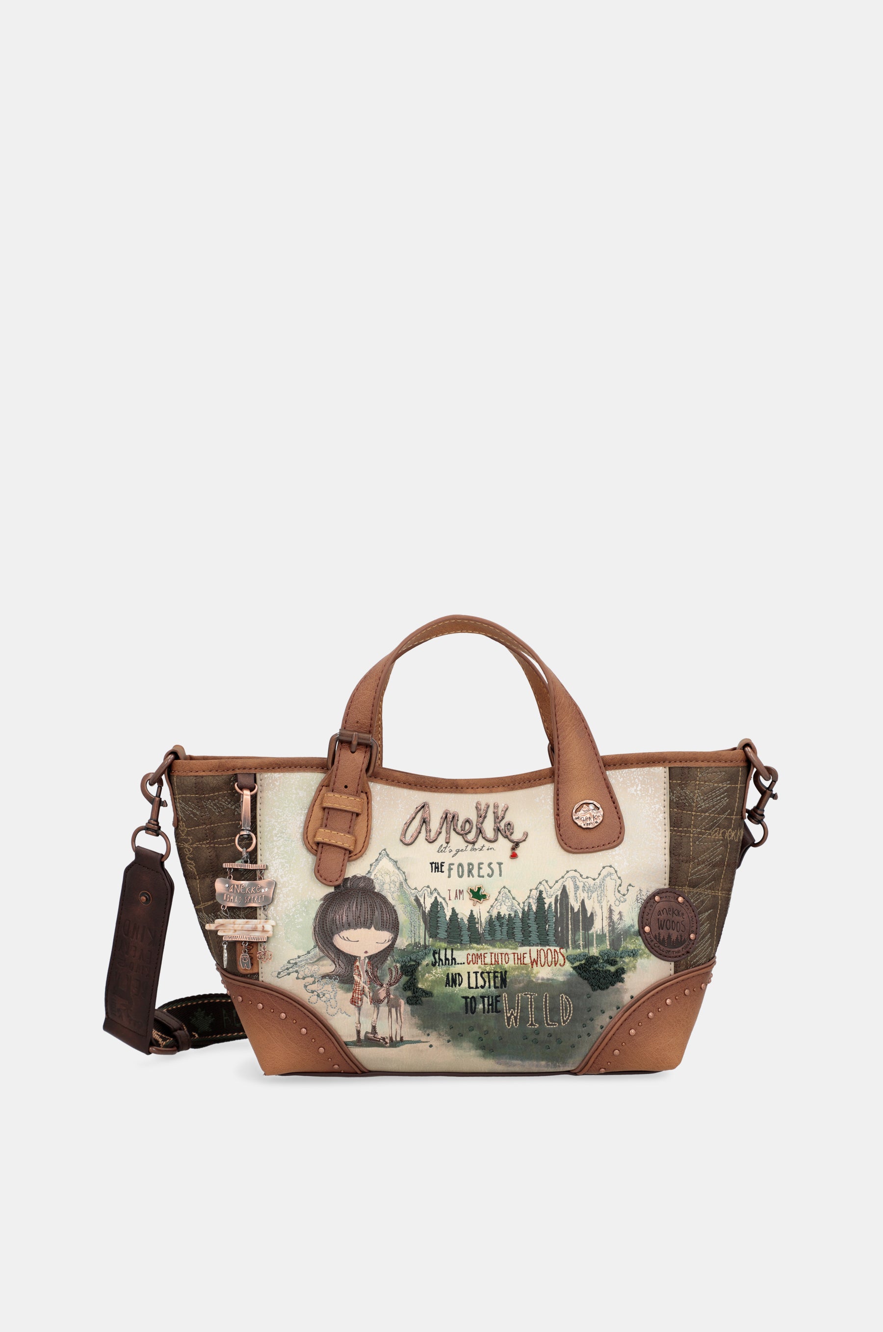 Le sac fourre-tout de l'épaule forestière avec bandoulière