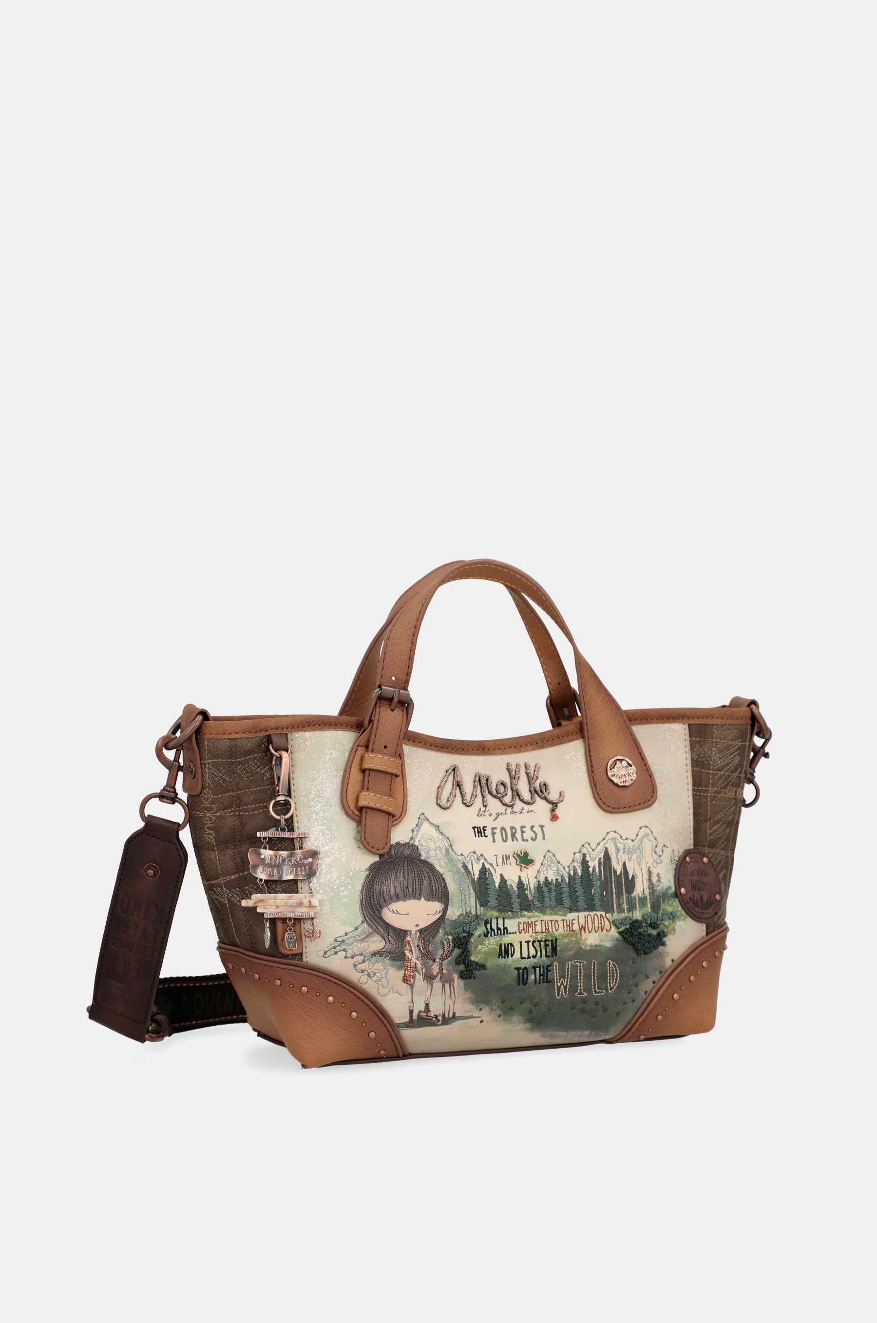 Le sac fourre-tout de l'épaule forestière avec bandoulière