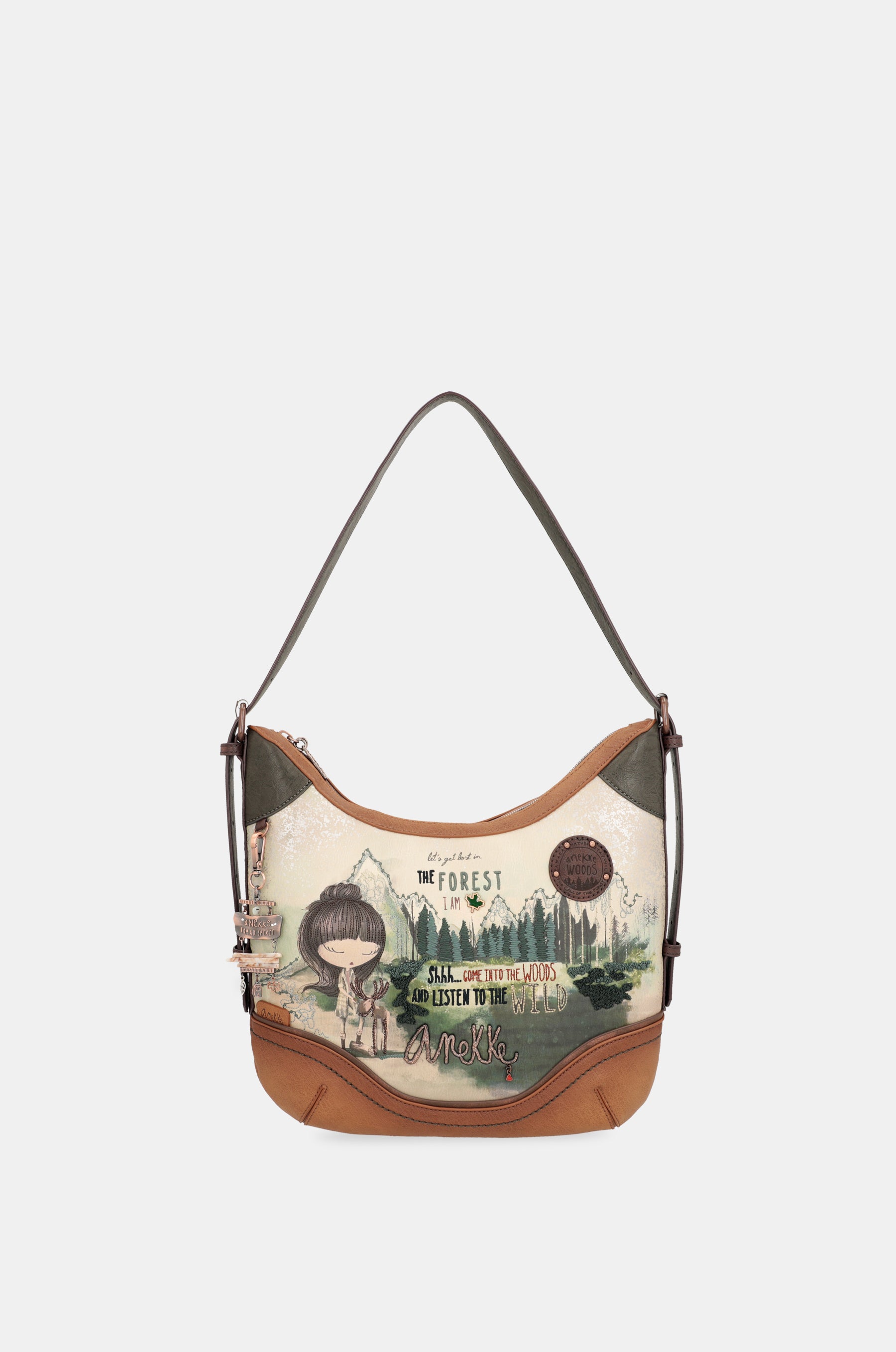 Le sac à bandoulière ovale forestier anekke