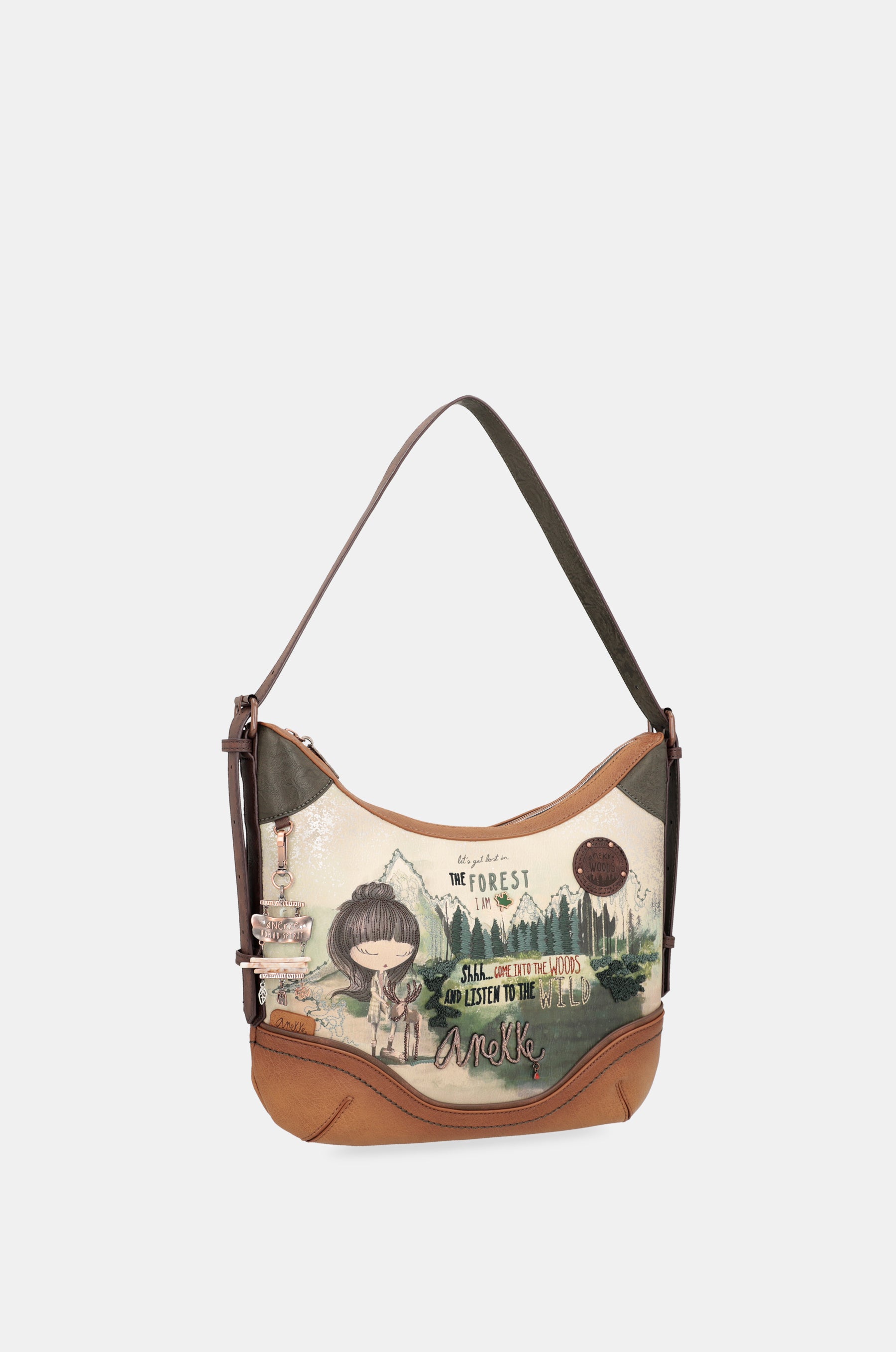 Le sac à bandoulière ovale forestier anekke