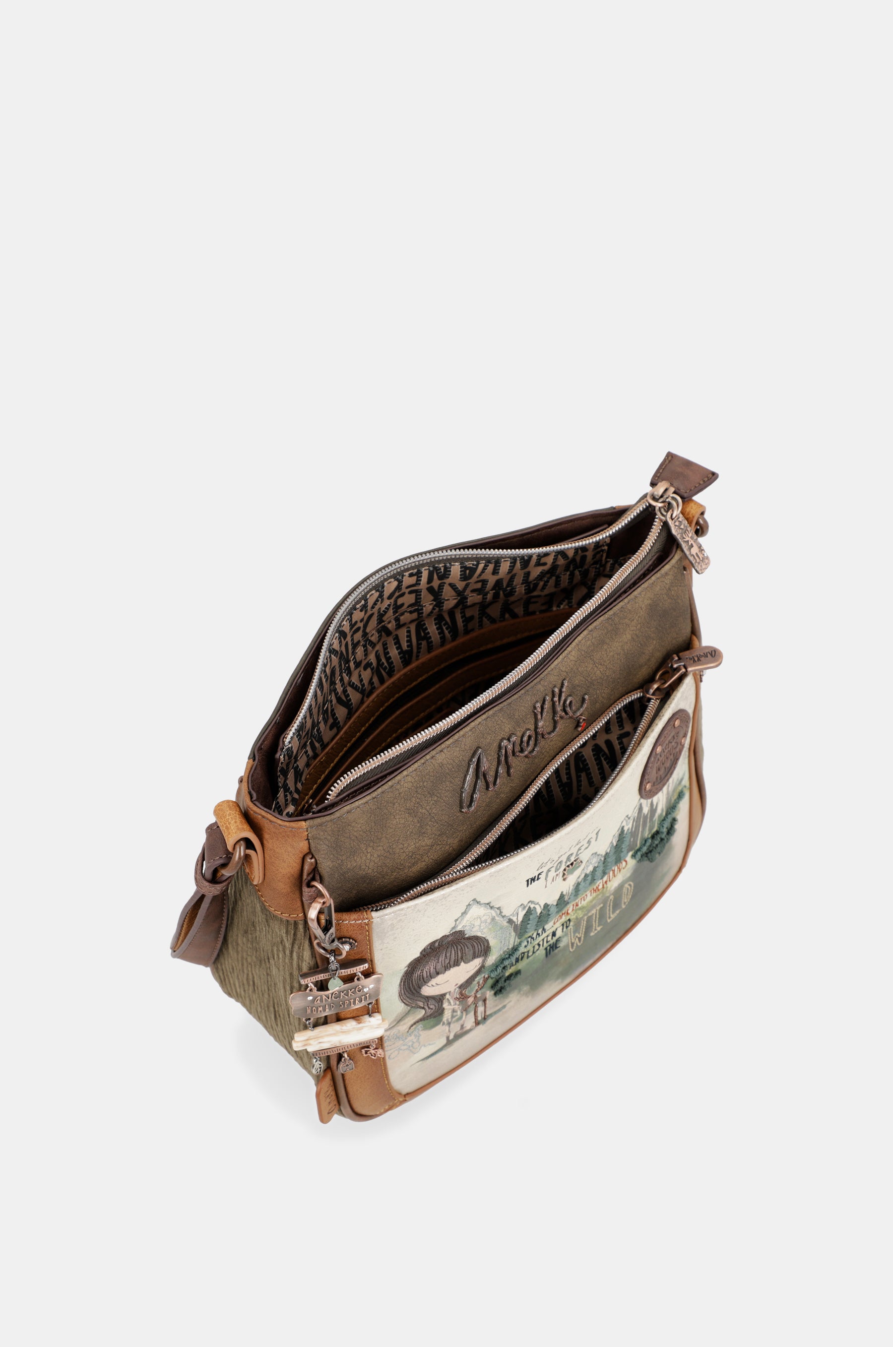 Le sac à bandoulière imprimé moyen