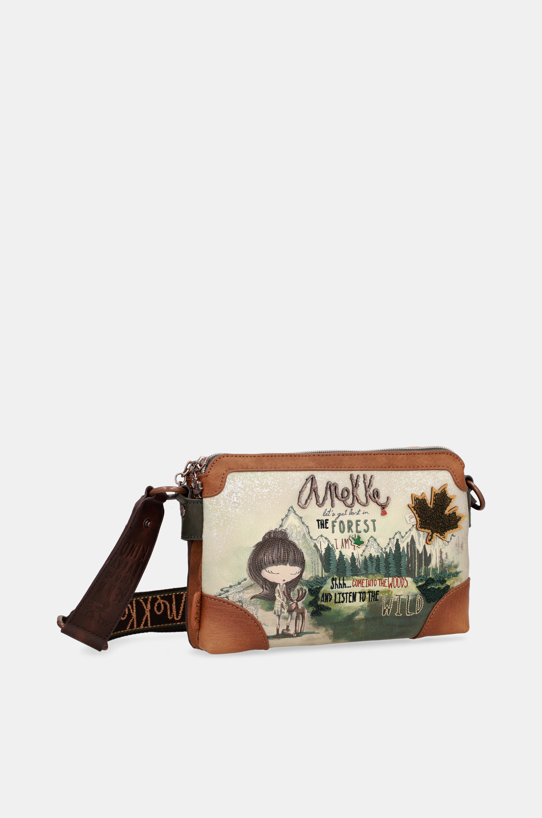 Le sac à bandoulière à double compartiment forêt
