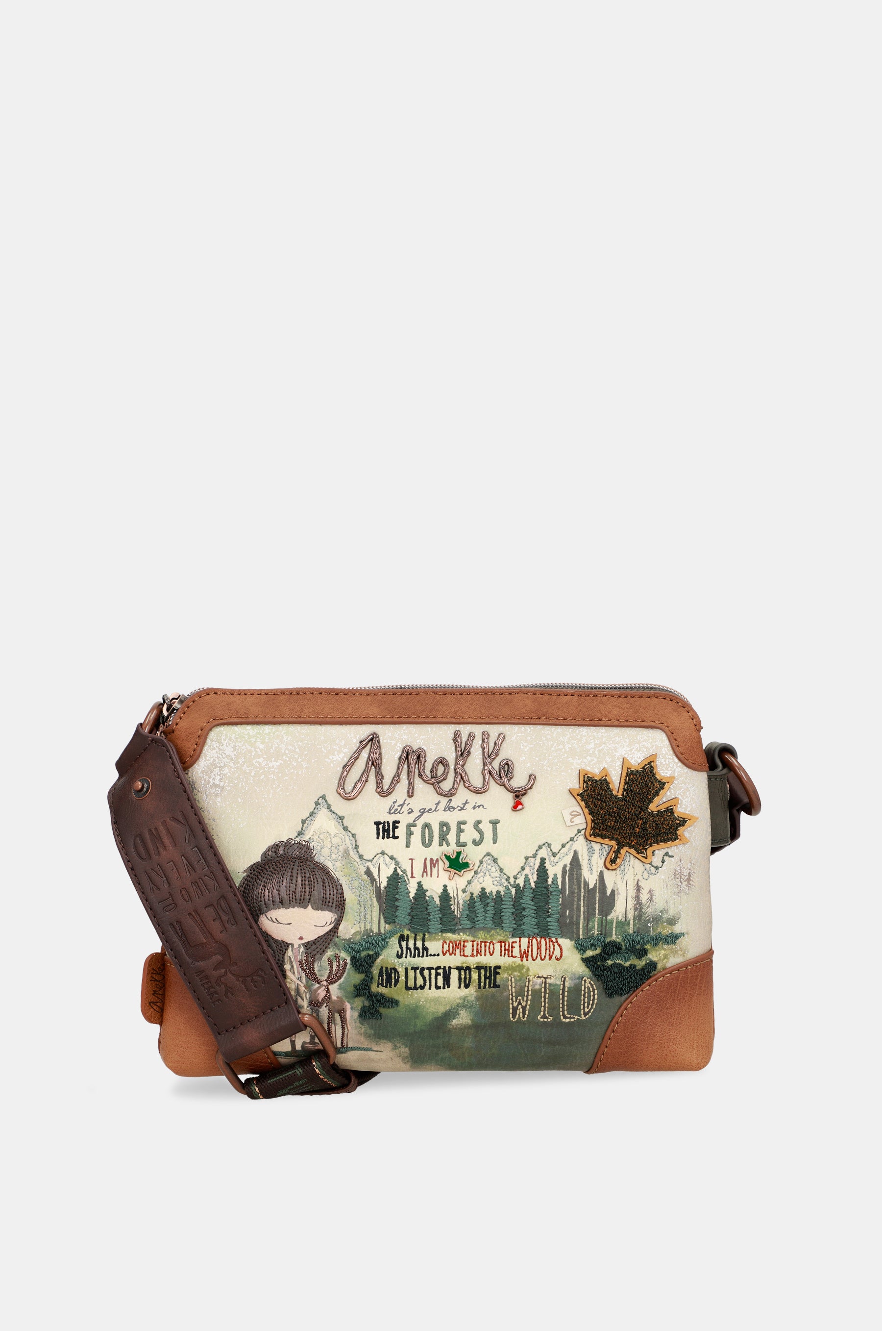 Le sac à bandoulière à double compartiment forêt