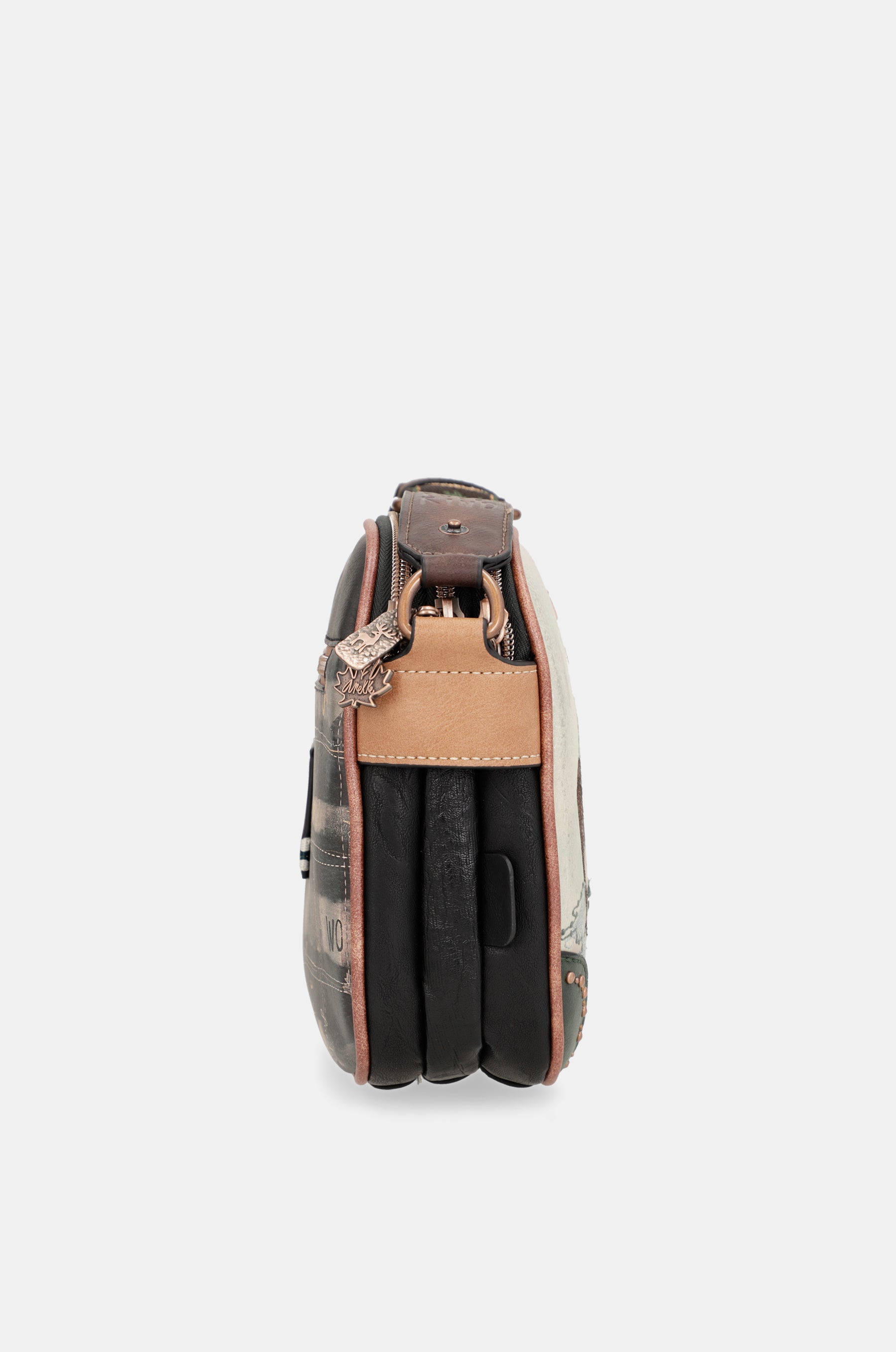 Le sac messager de la forêt à triple compartiment
