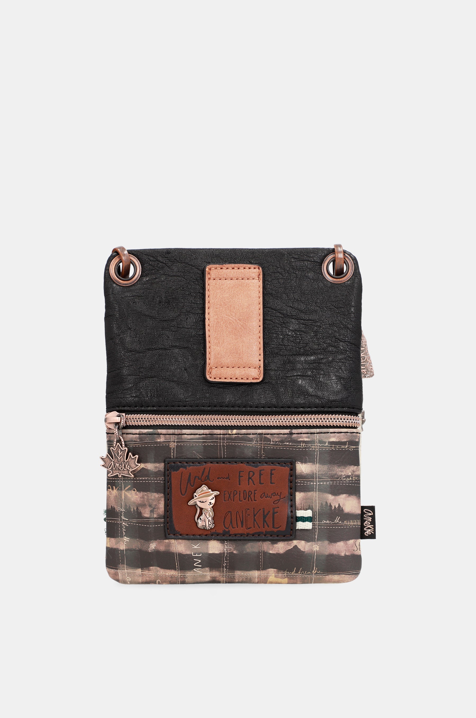 Le mini sac à bandoulière à double compartiment forêt