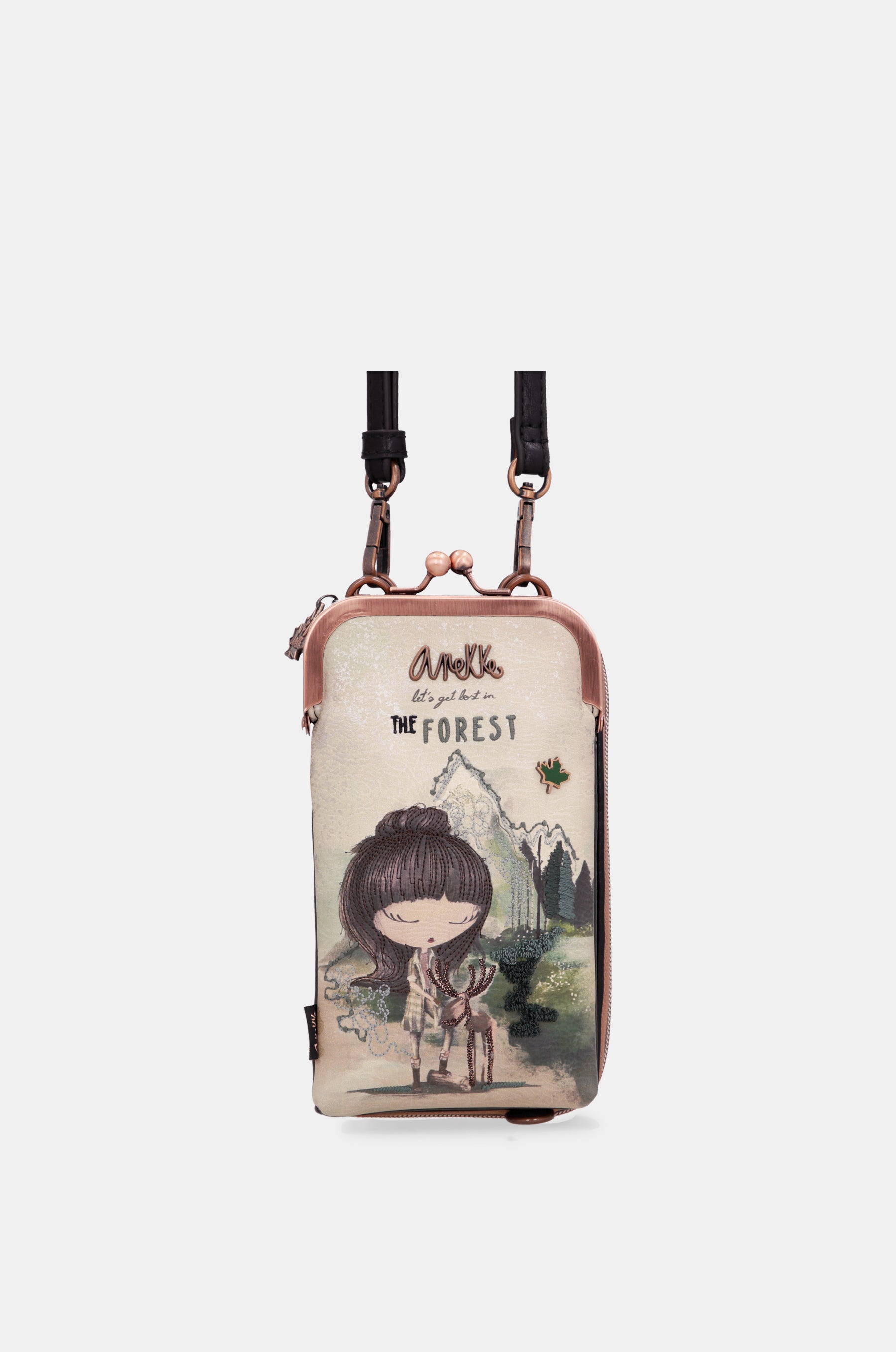 Le sac d'épaule forestier avec portefeuille intégré