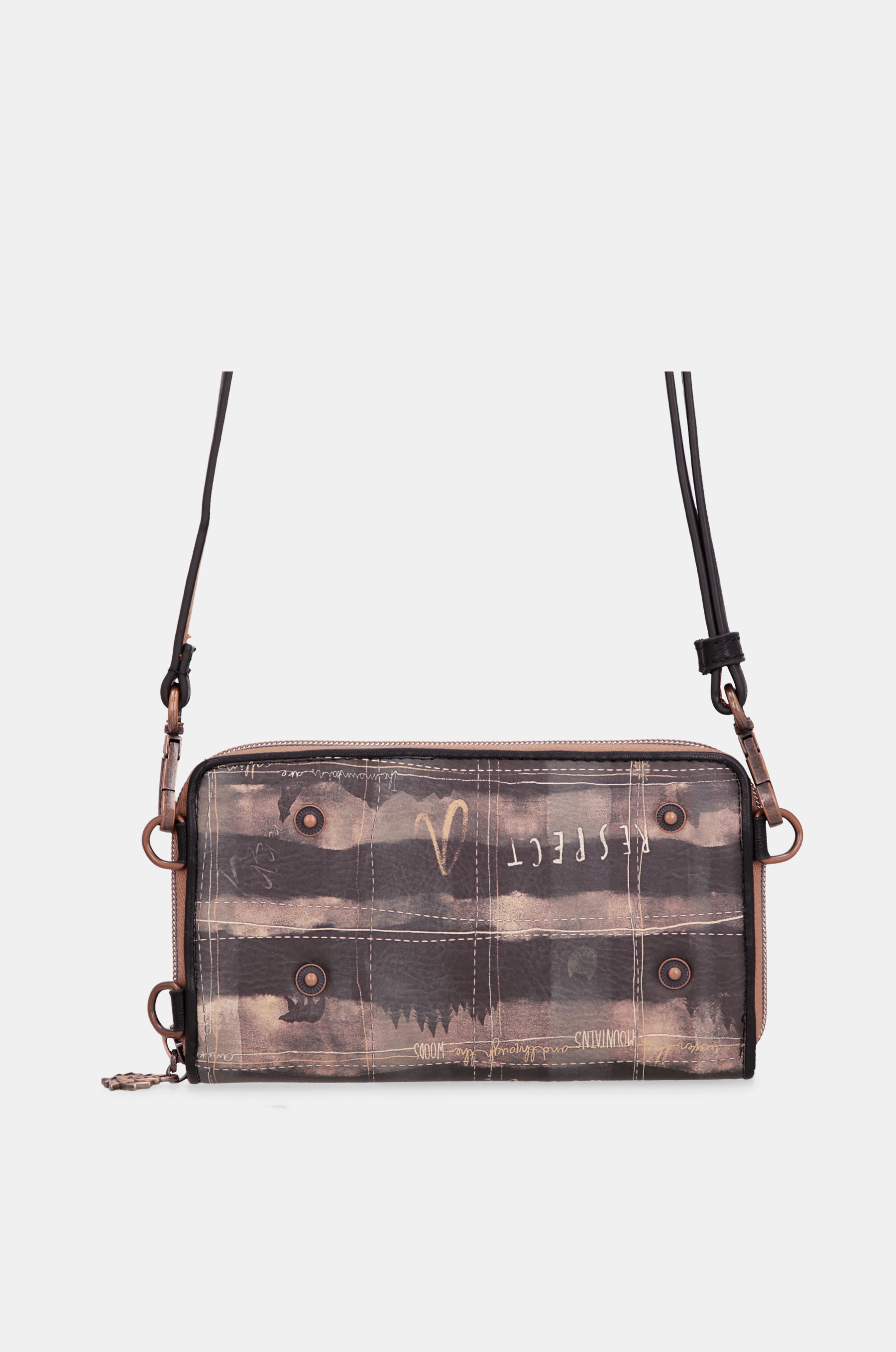 Le sac d'épaule forestier avec portefeuille intégré