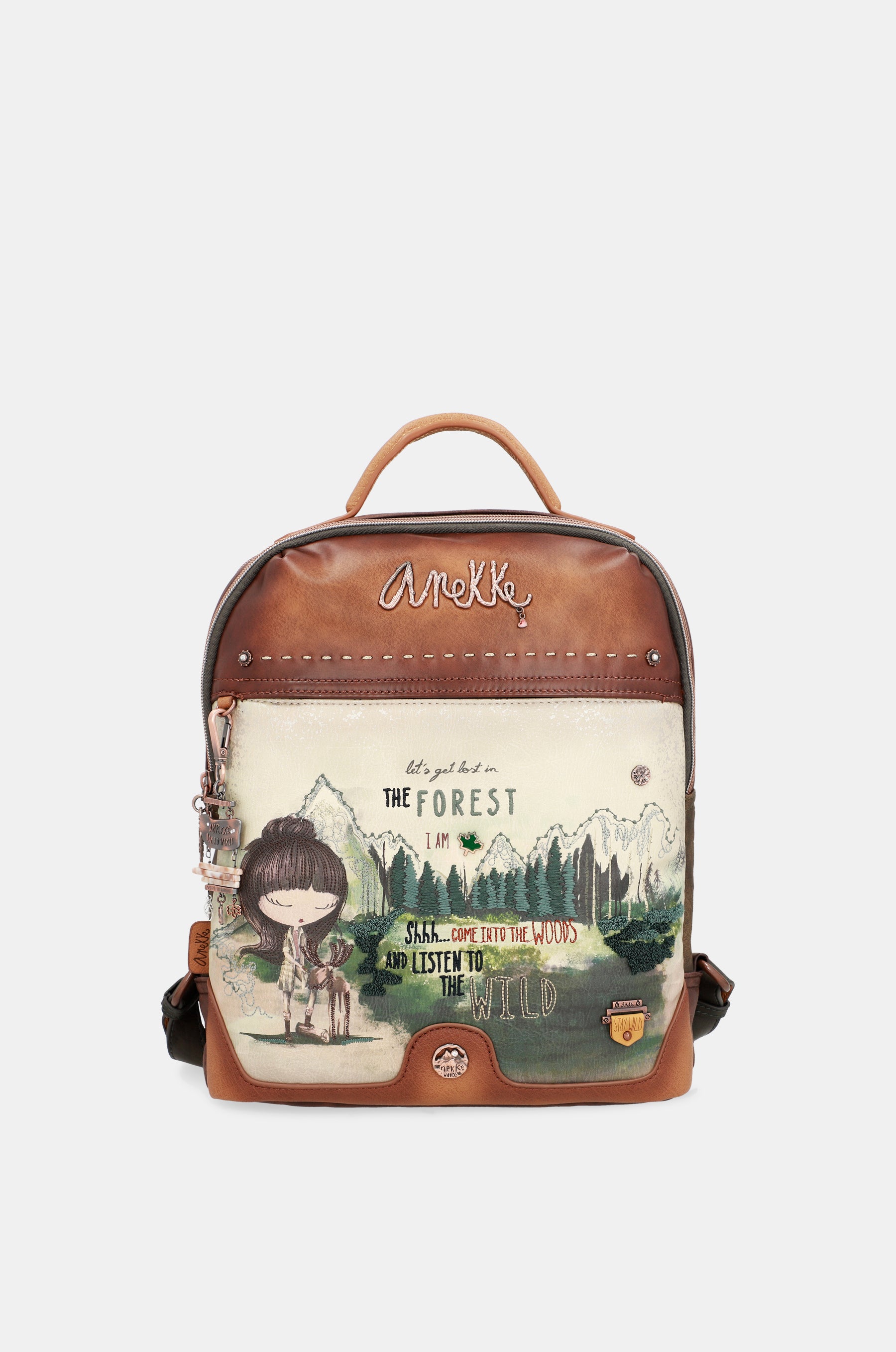 Le grand sac à dos à double compartiment forêt