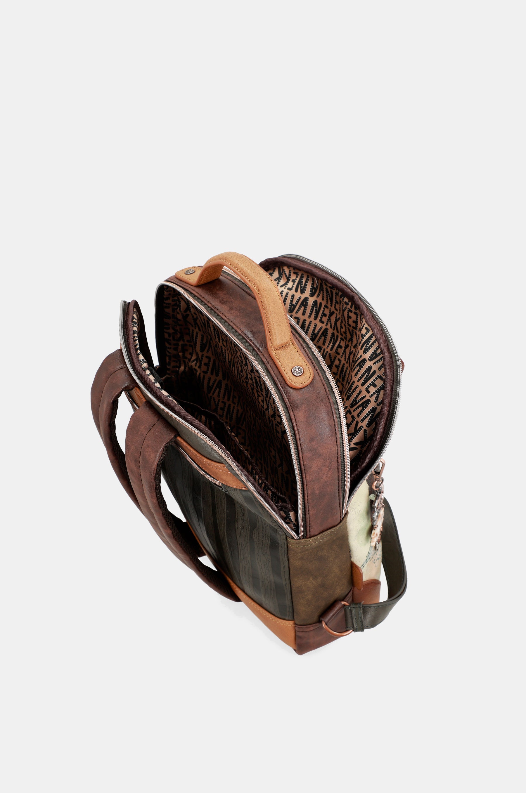 Le grand sac à dos à double compartiment forêt
