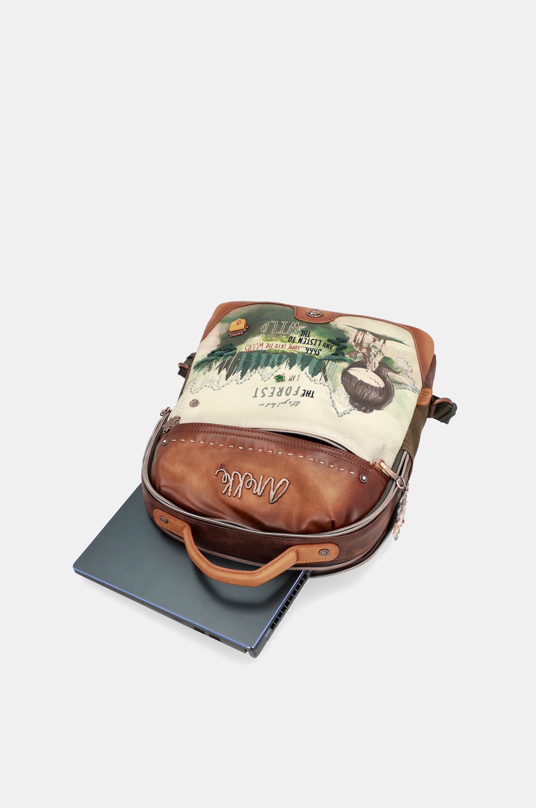 Le grand sac à dos à double compartiment forêt