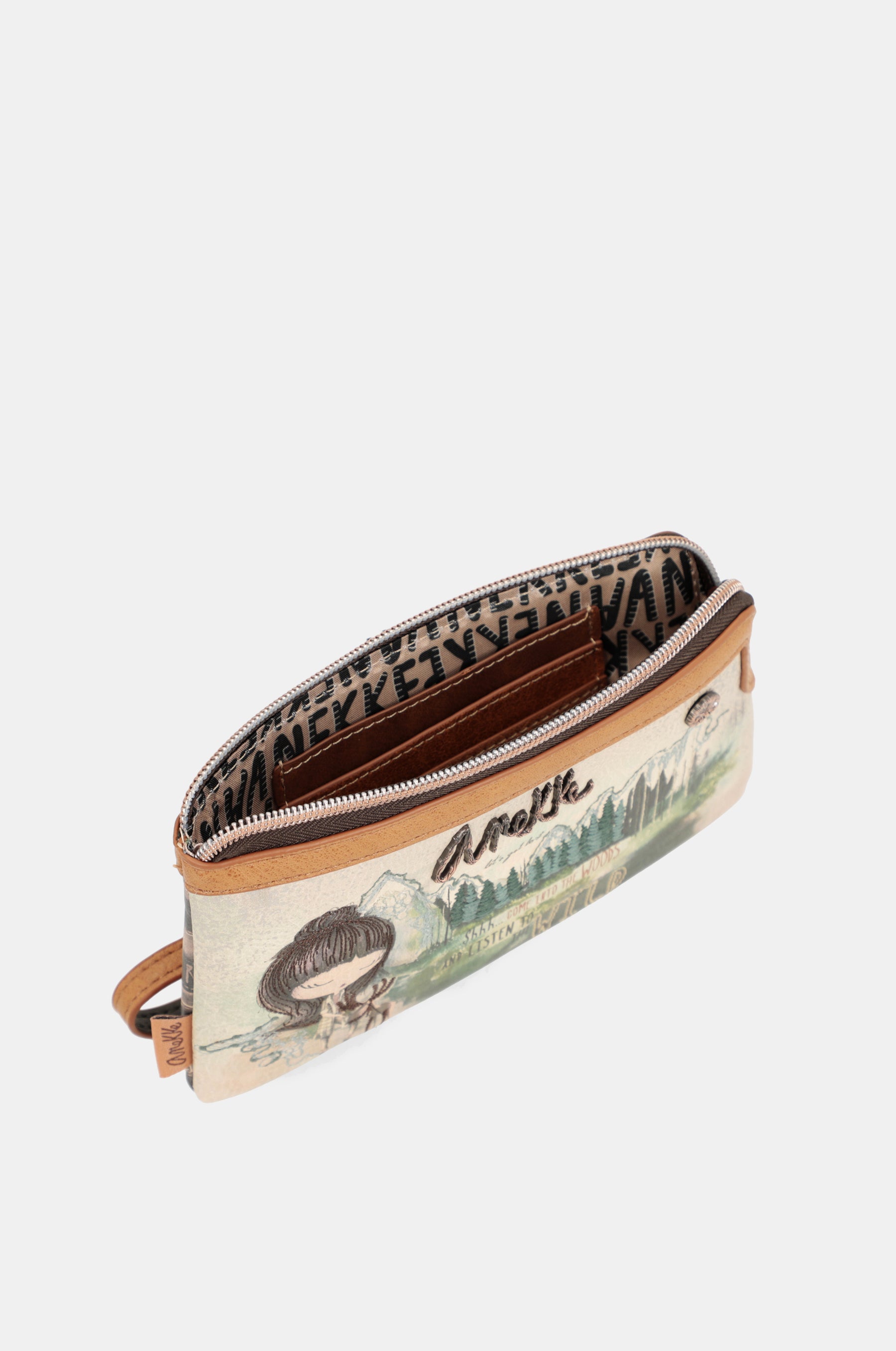 Le portefeuille forestier avec sangle