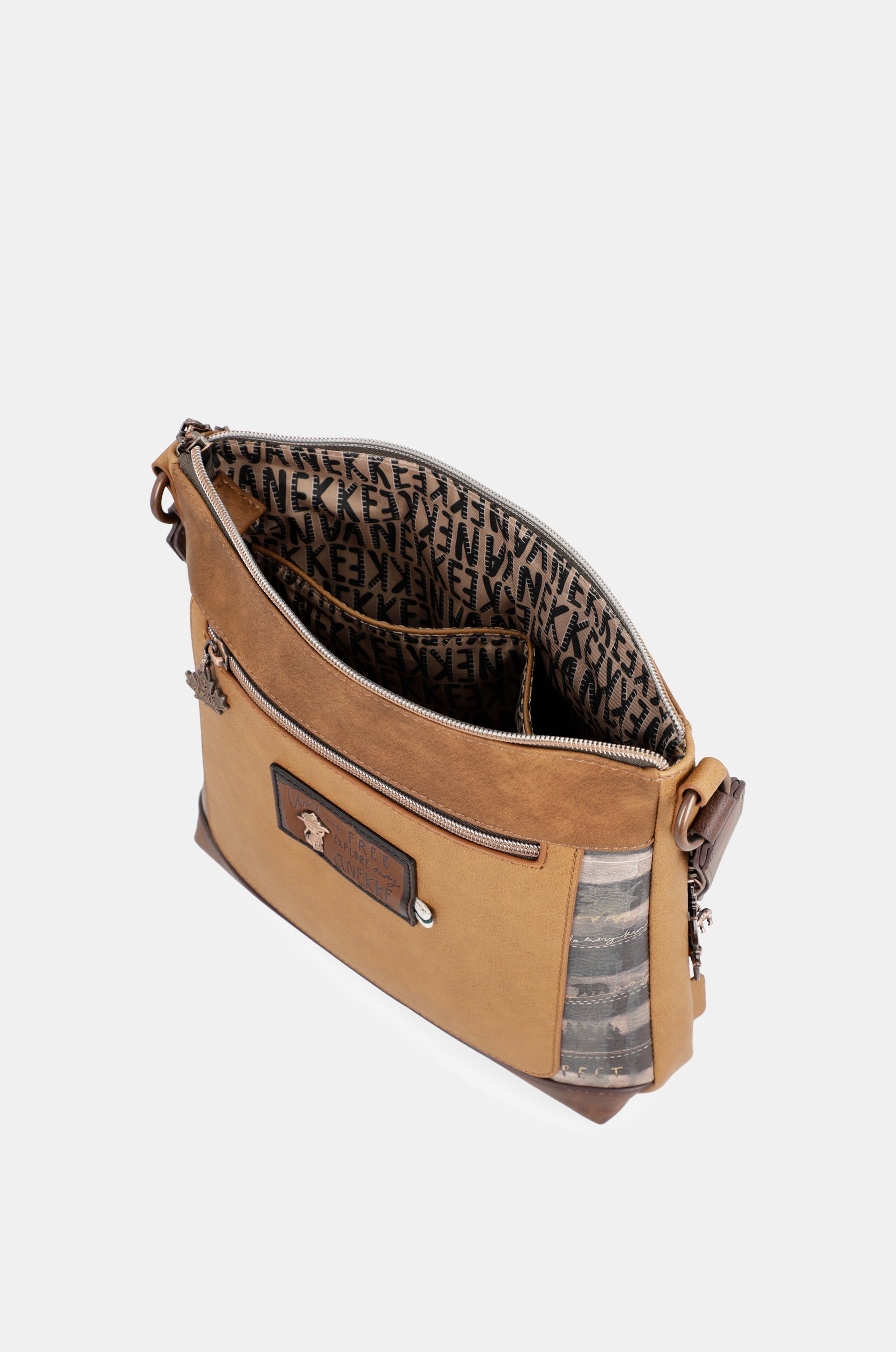 Sac d'épaule moyen vert sauvage