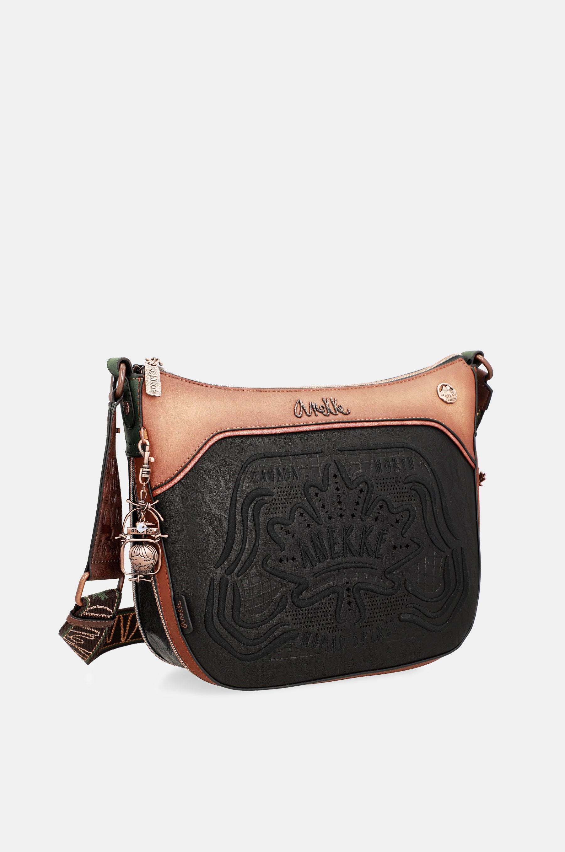Grand sac à bandoulière noir