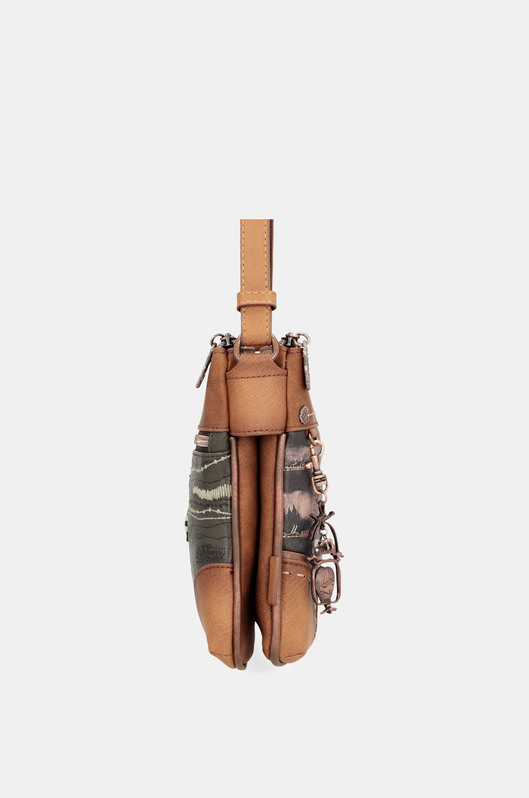 Sac à bandoulière sauvage à double compartiment