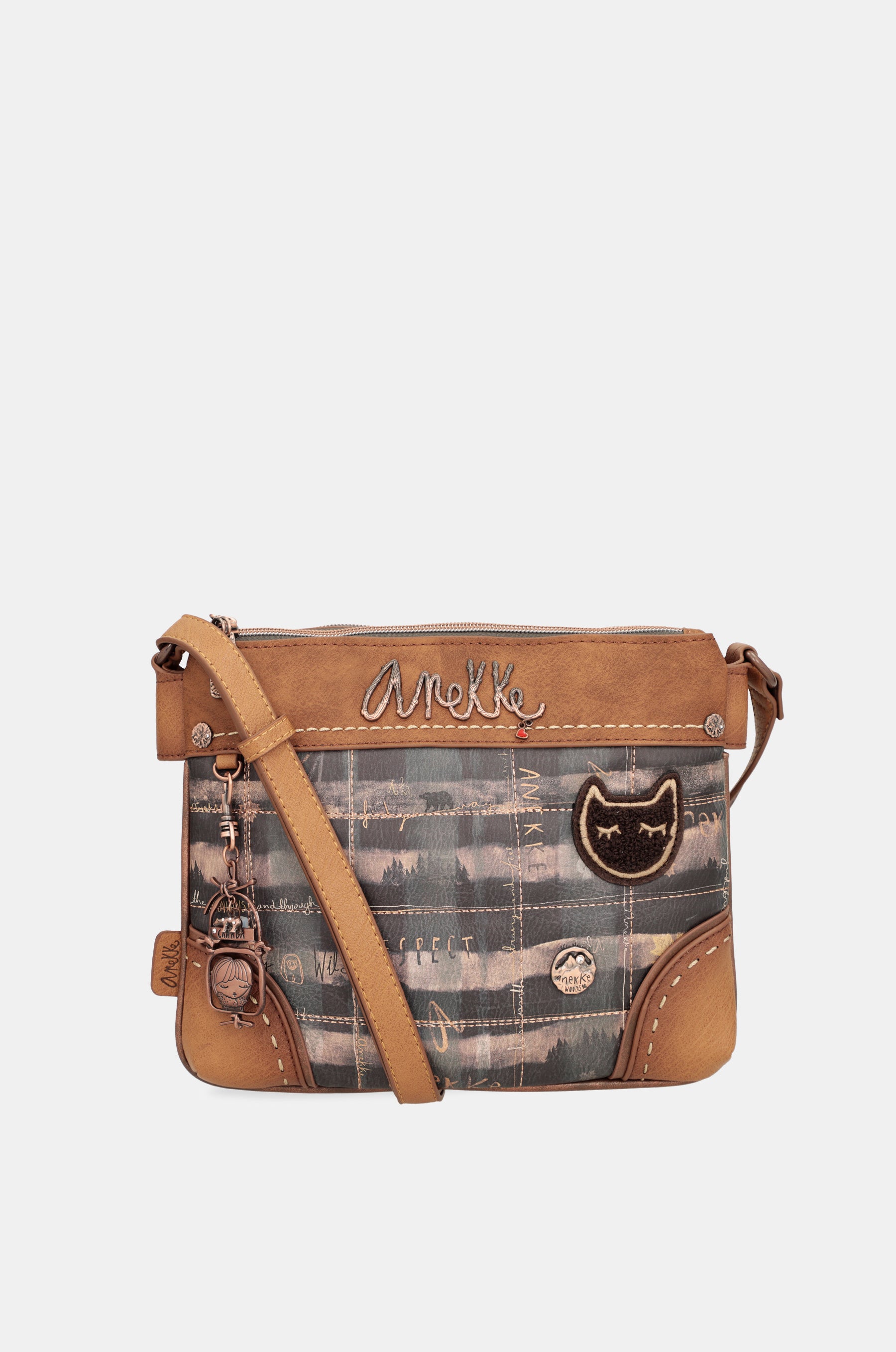 Sac à bandoulière sauvage à double compartiment