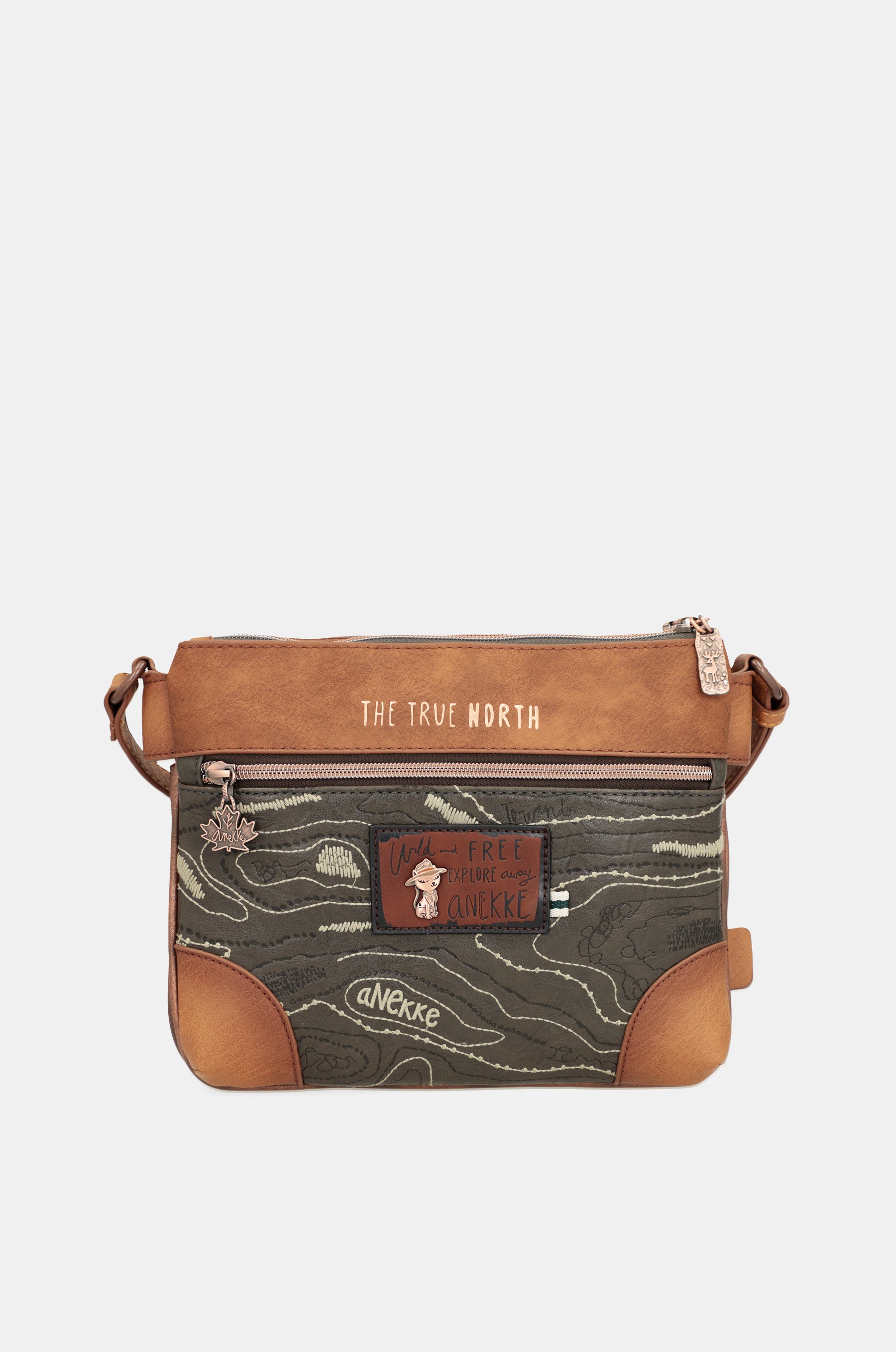 Sac à bandoulière sauvage à double compartiment