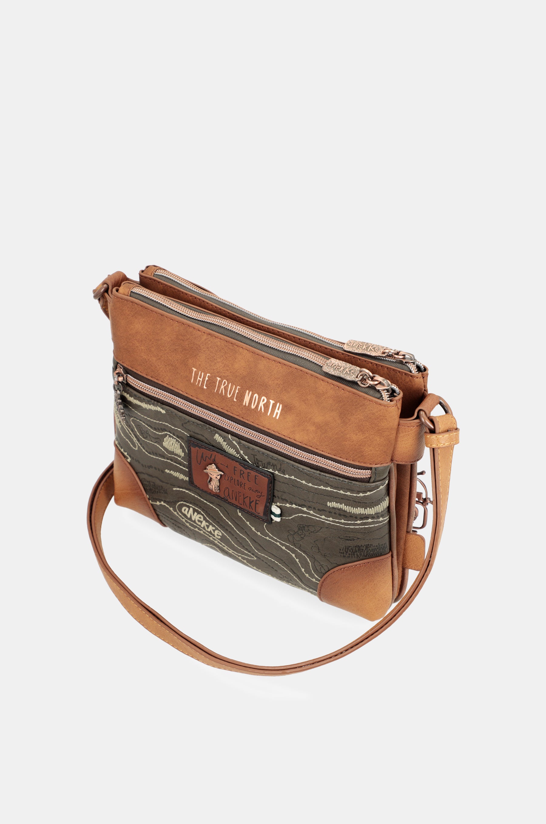 Sac à bandoulière sauvage à double compartiment