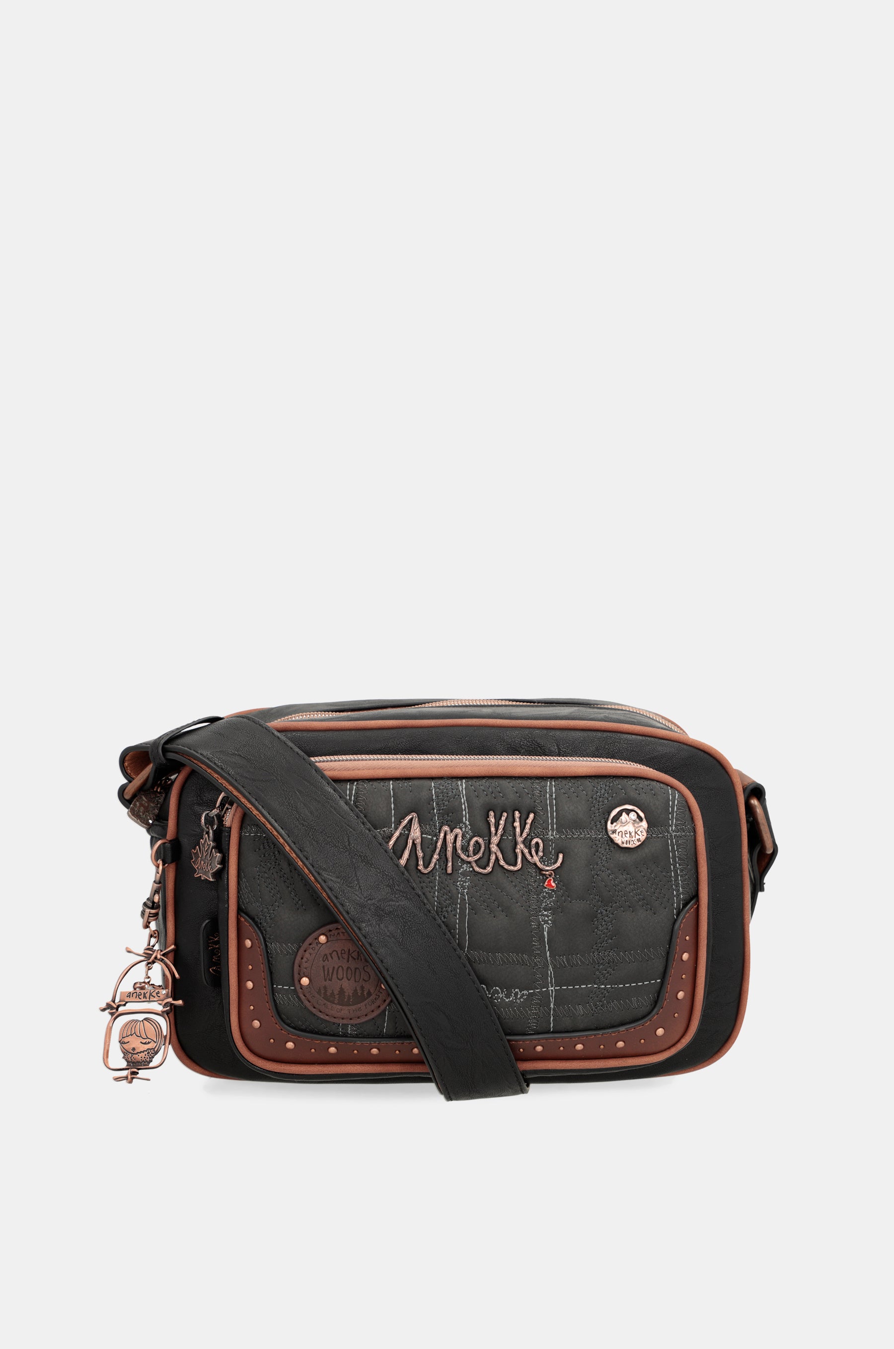 Sac à bandoulière sauvage avec poche avant