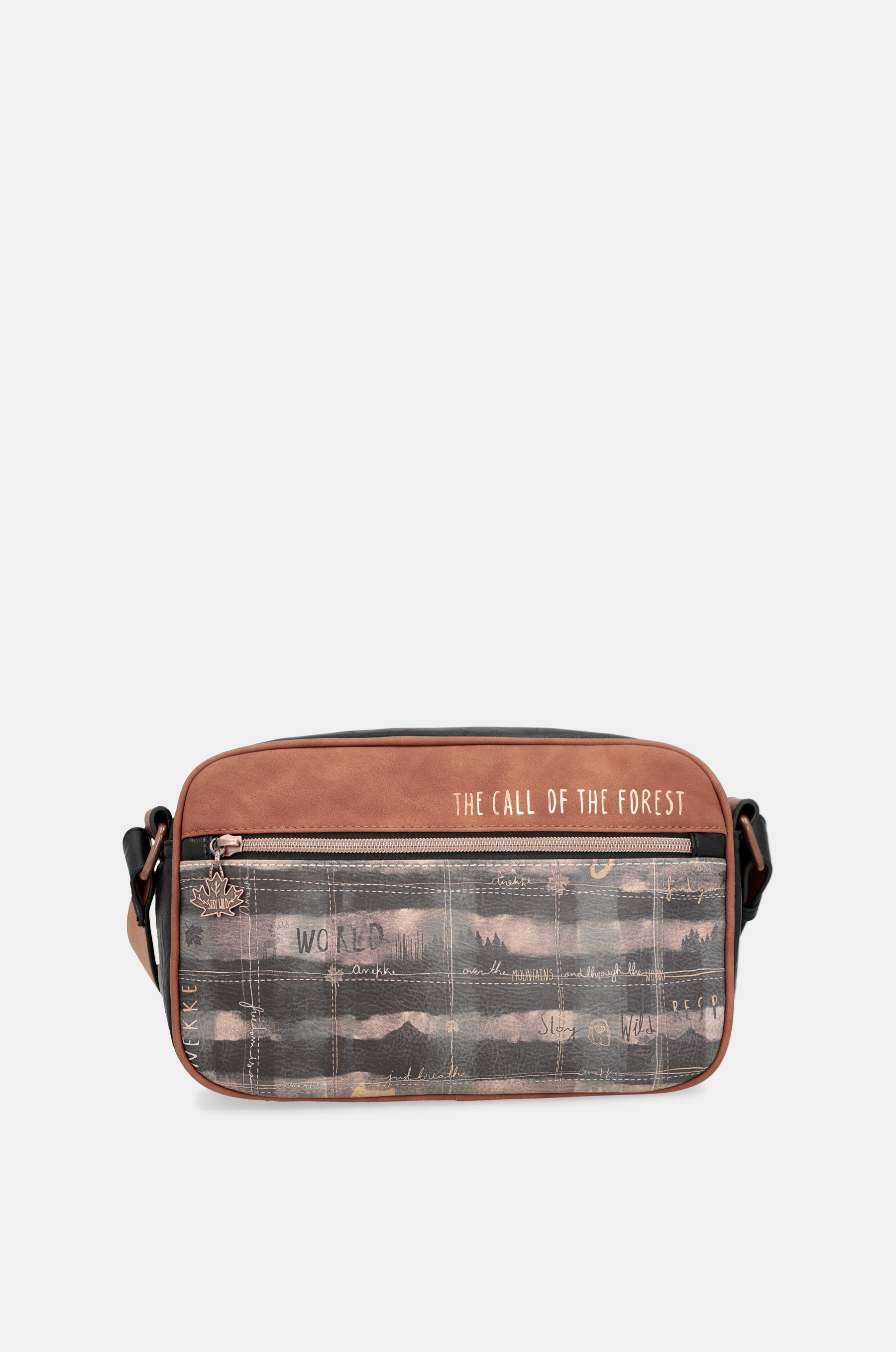 Sac à bandoulière sauvage avec poche avant