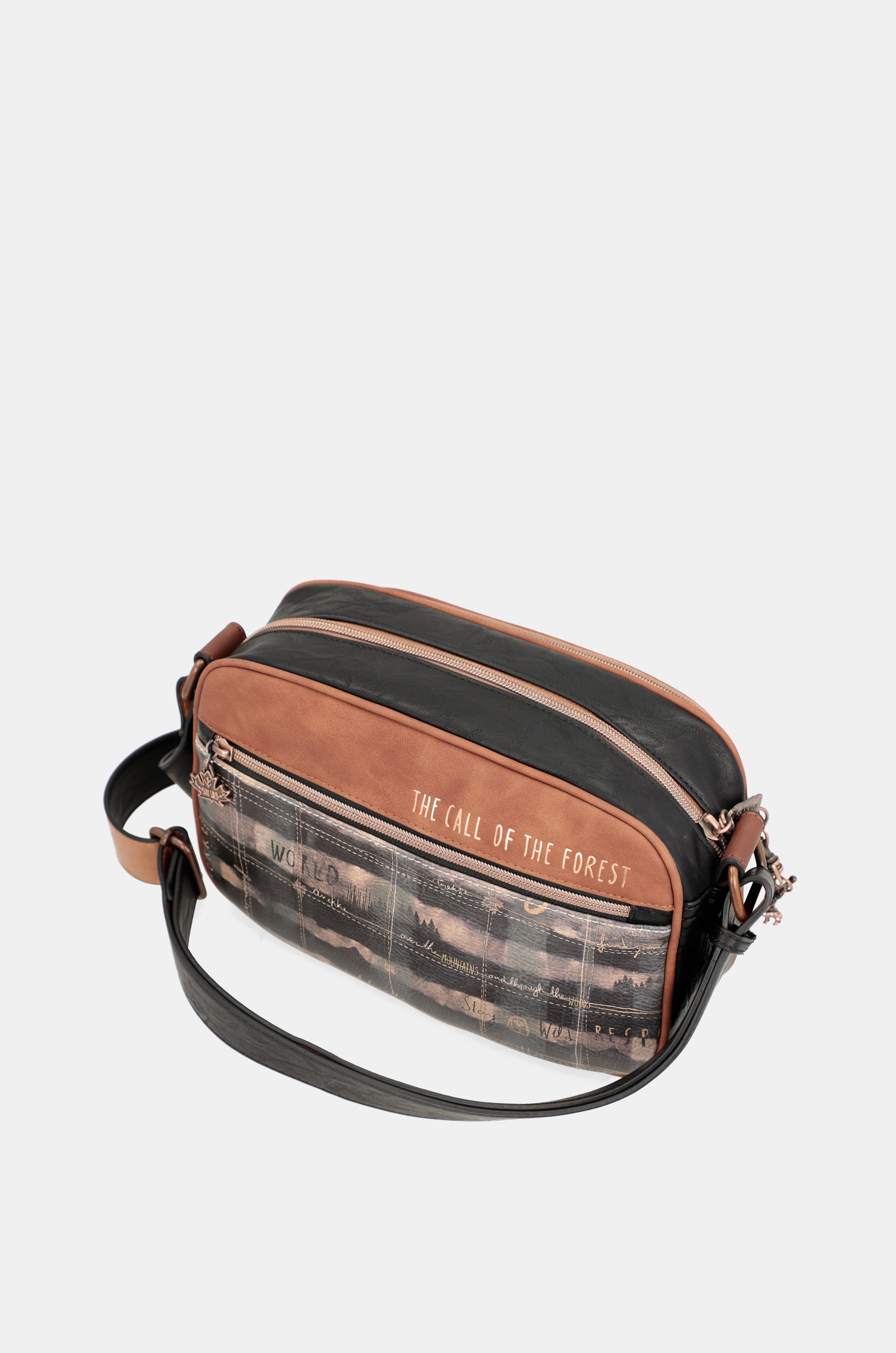 Sac à bandoulière sauvage avec poche avant
