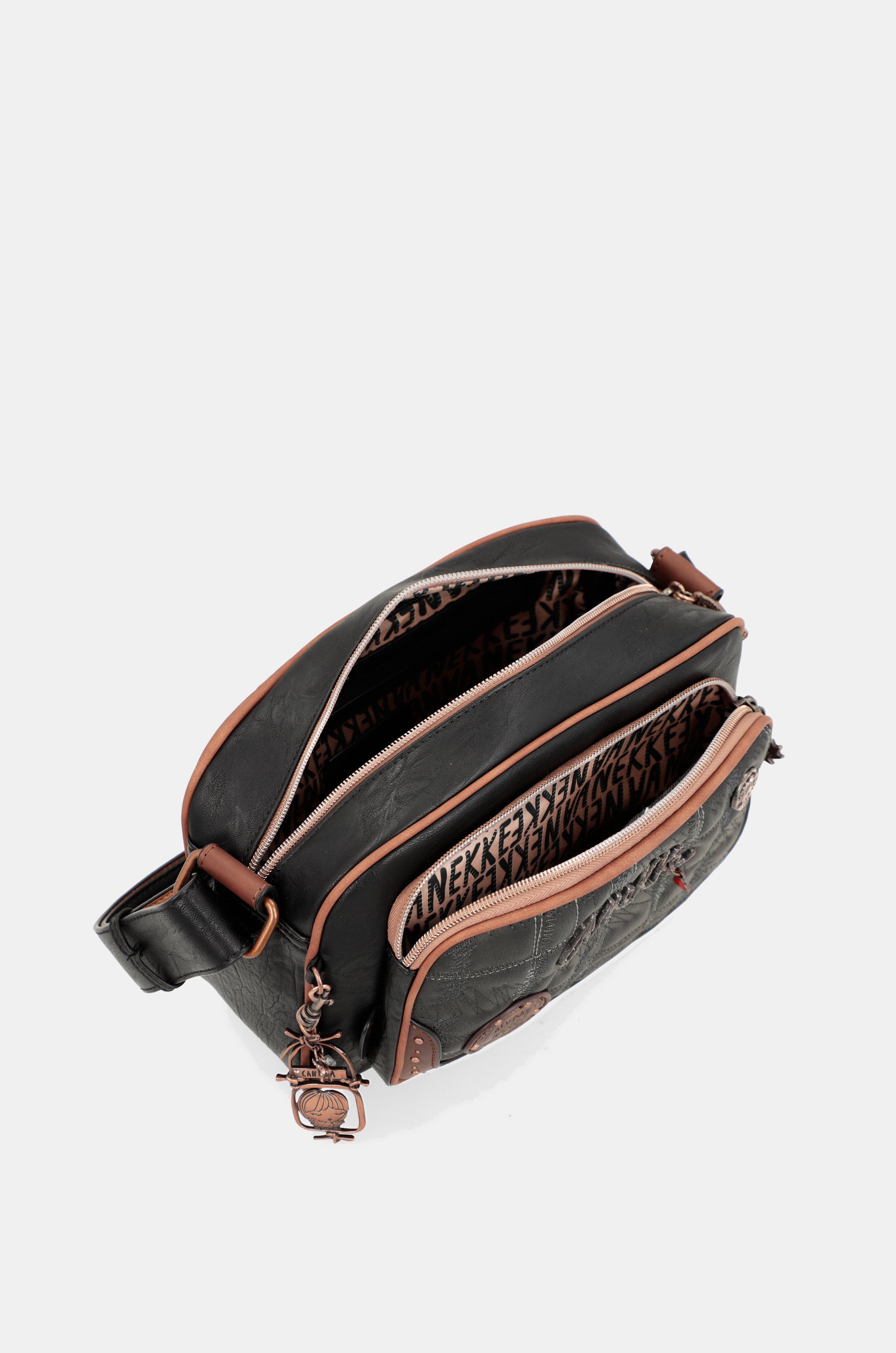 Sac à bandoulière sauvage avec poche avant