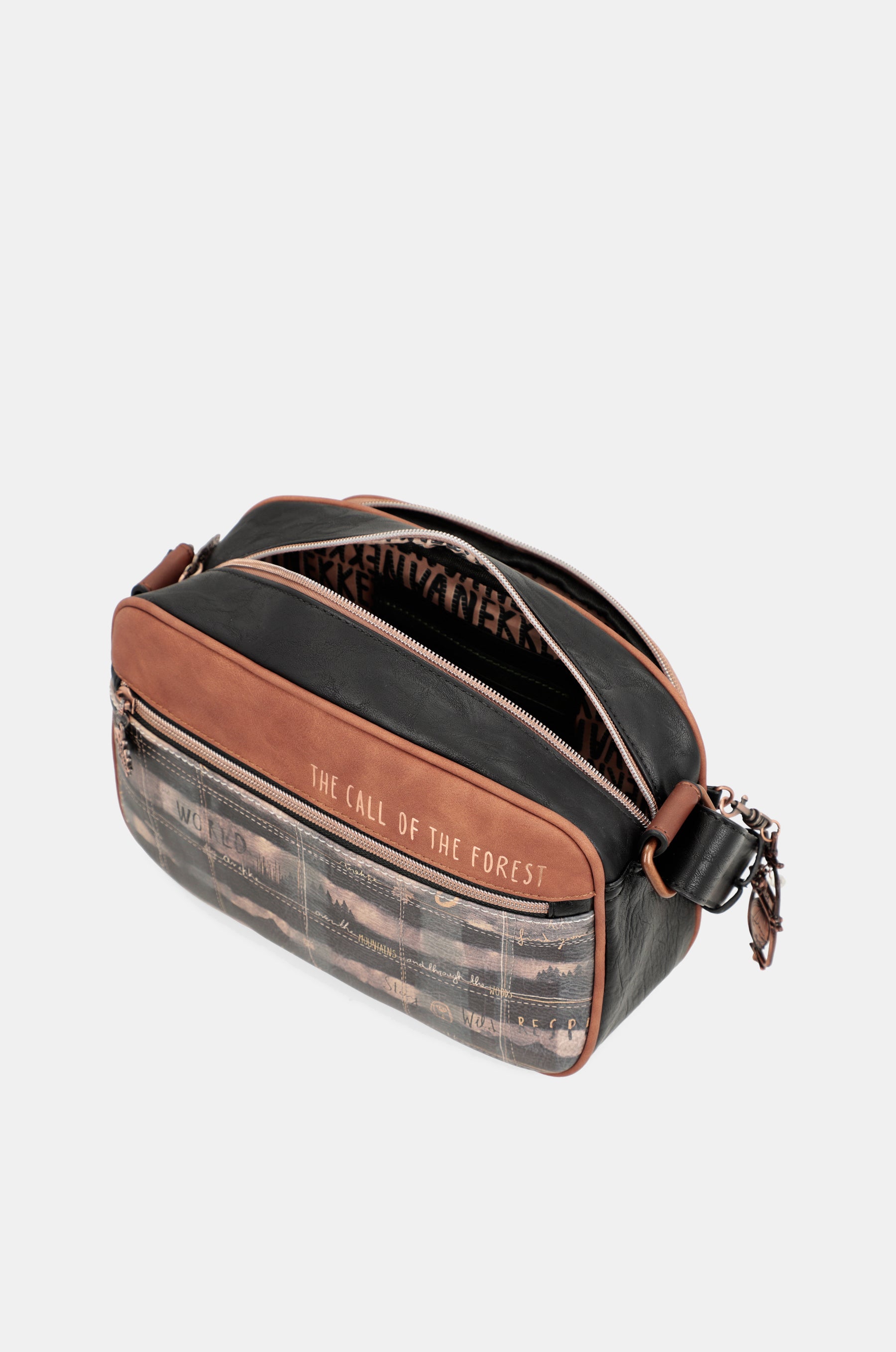 Sac à bandoulière sauvage avec poche avant