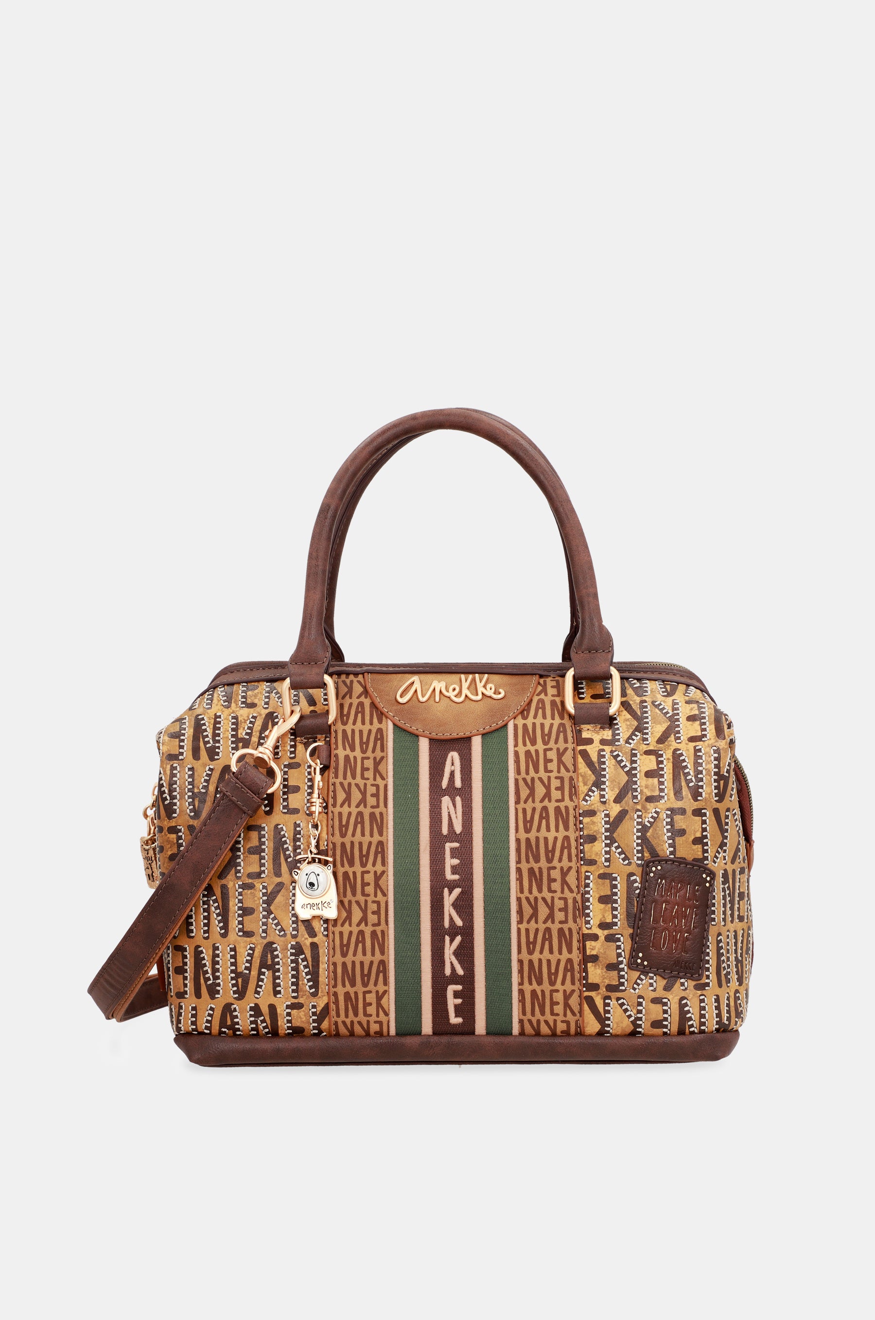Sac de bowling de logo brun urbain