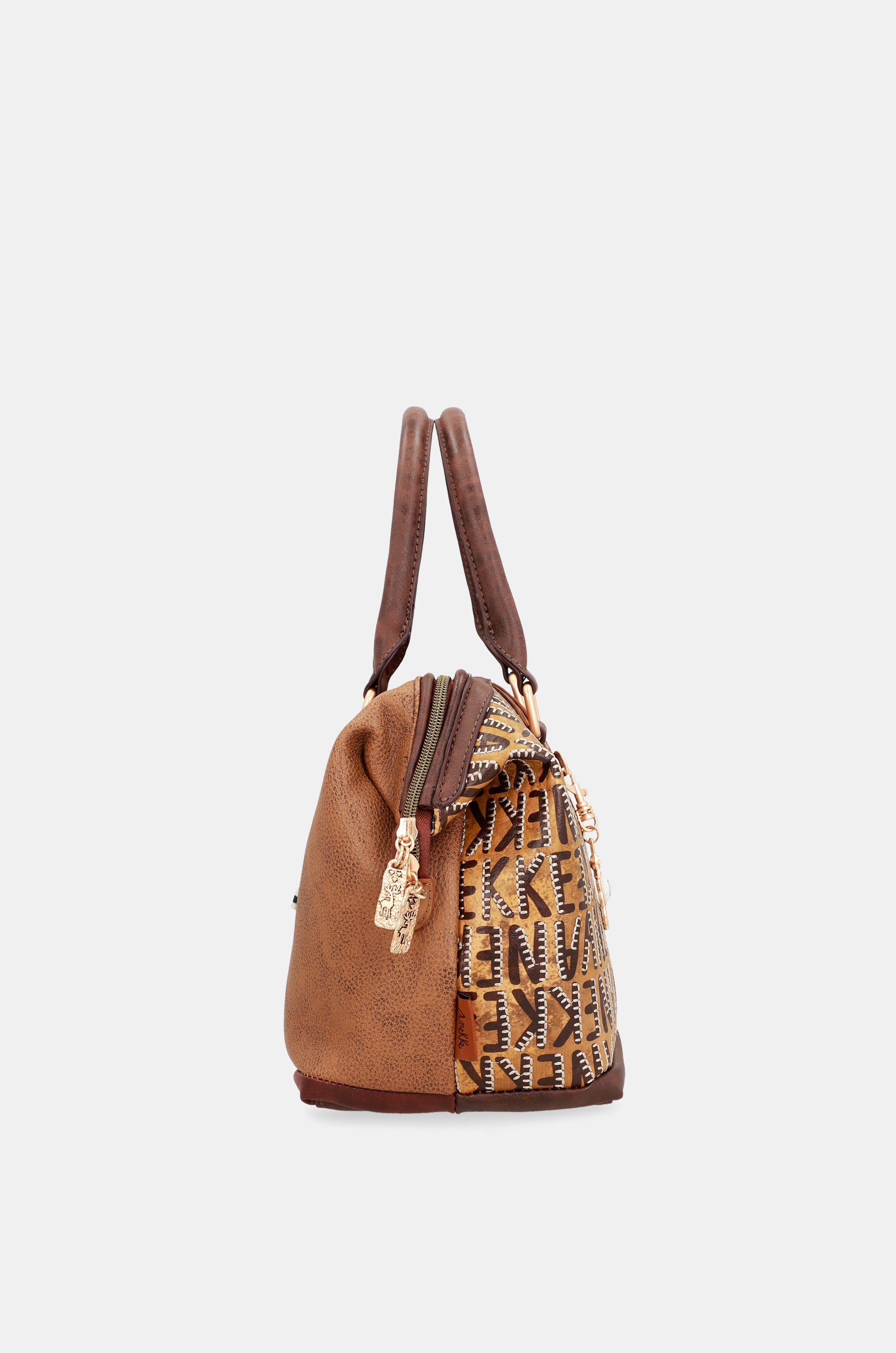 Sac de bowling de logo brun urbain