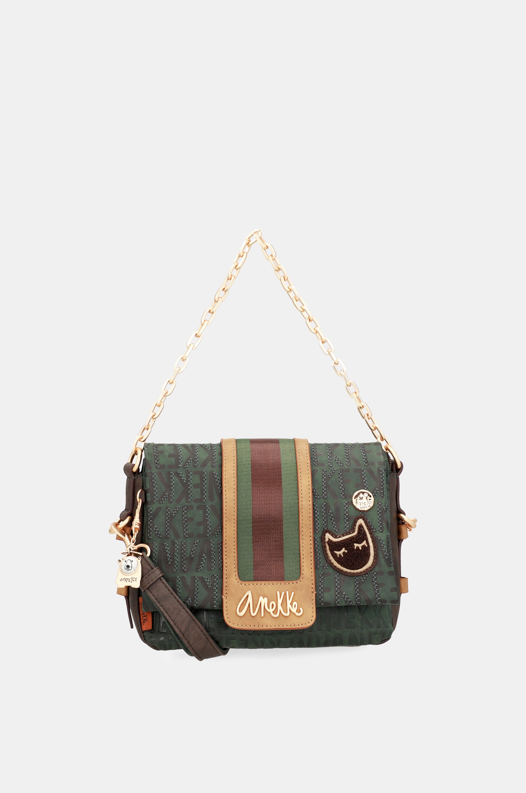 Sac à bandoulière verte urbain
