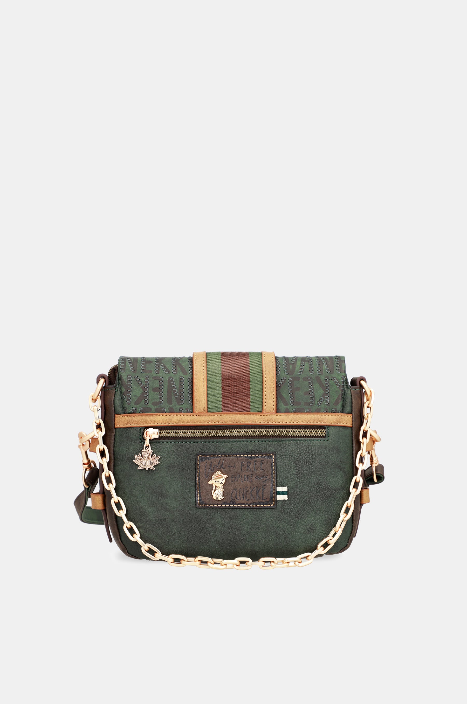 Sac à bandoulière verte urbain