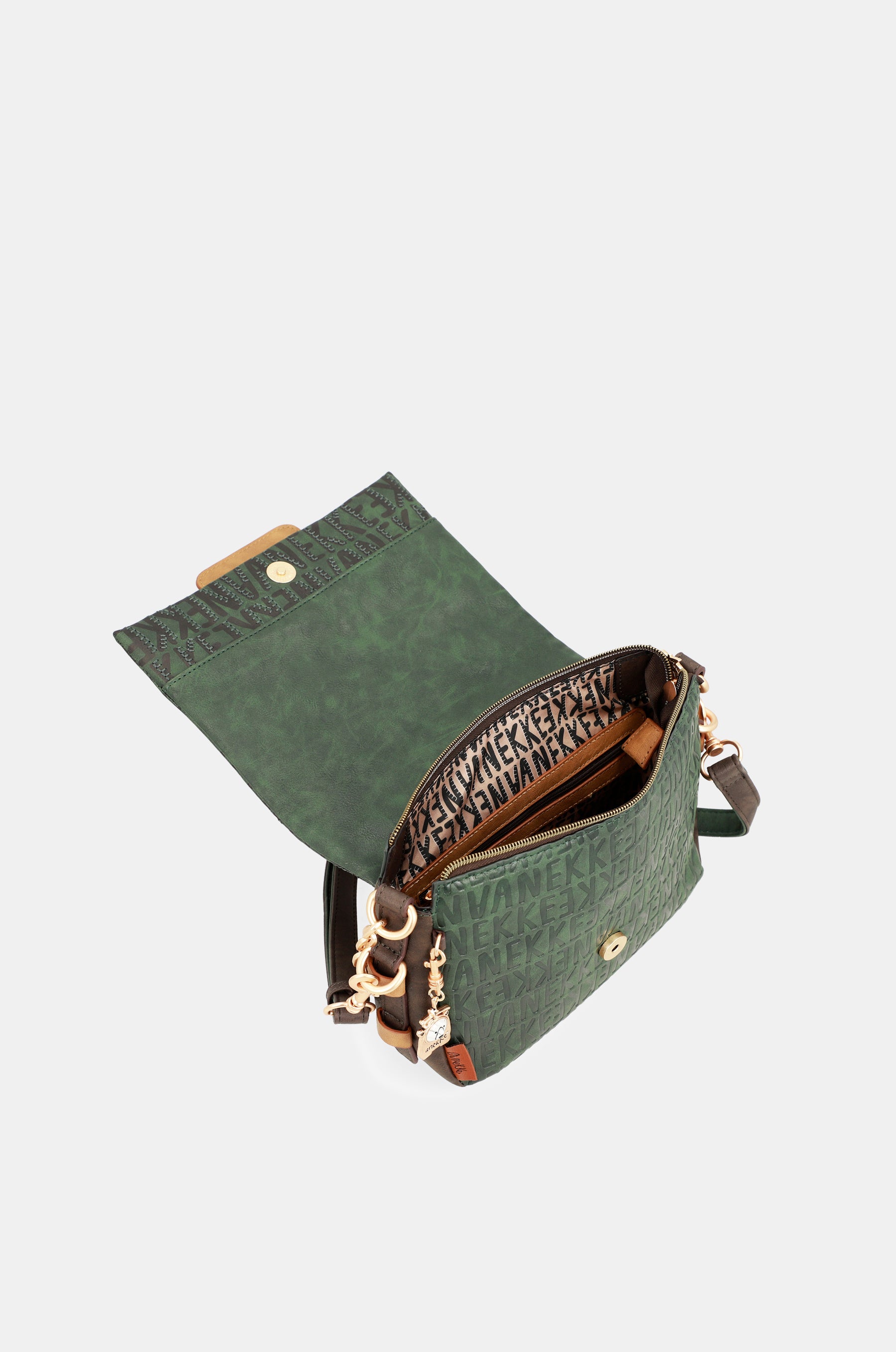 Sac à bandoulière verte urbain