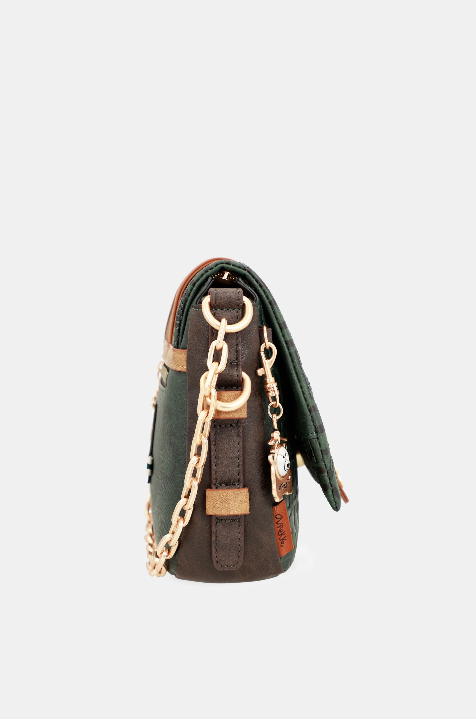 Sac à bandoulière verte urbain