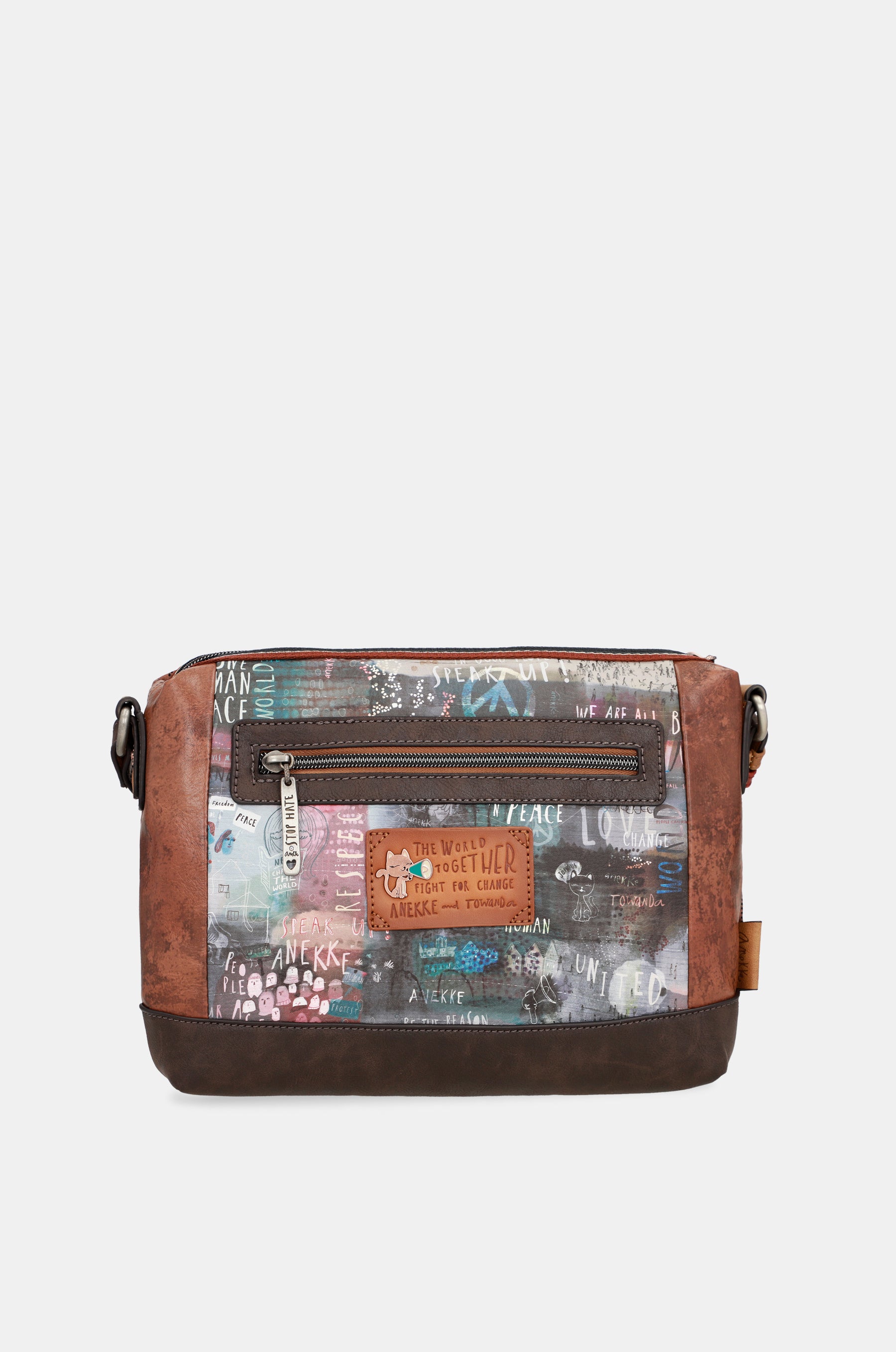 Voix du sac à bandoulière imprimé