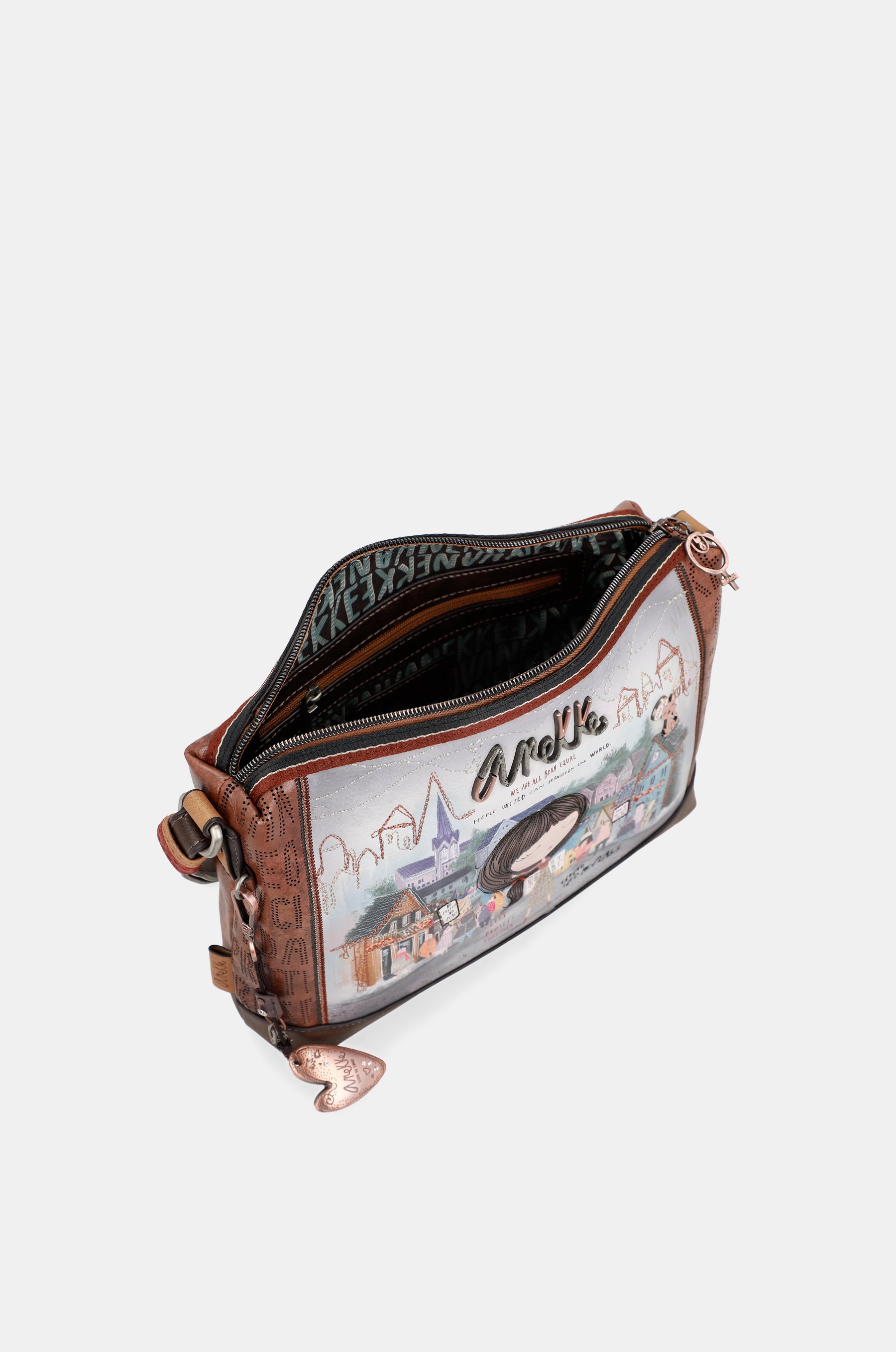 Voix du sac à bandoulière imprimé