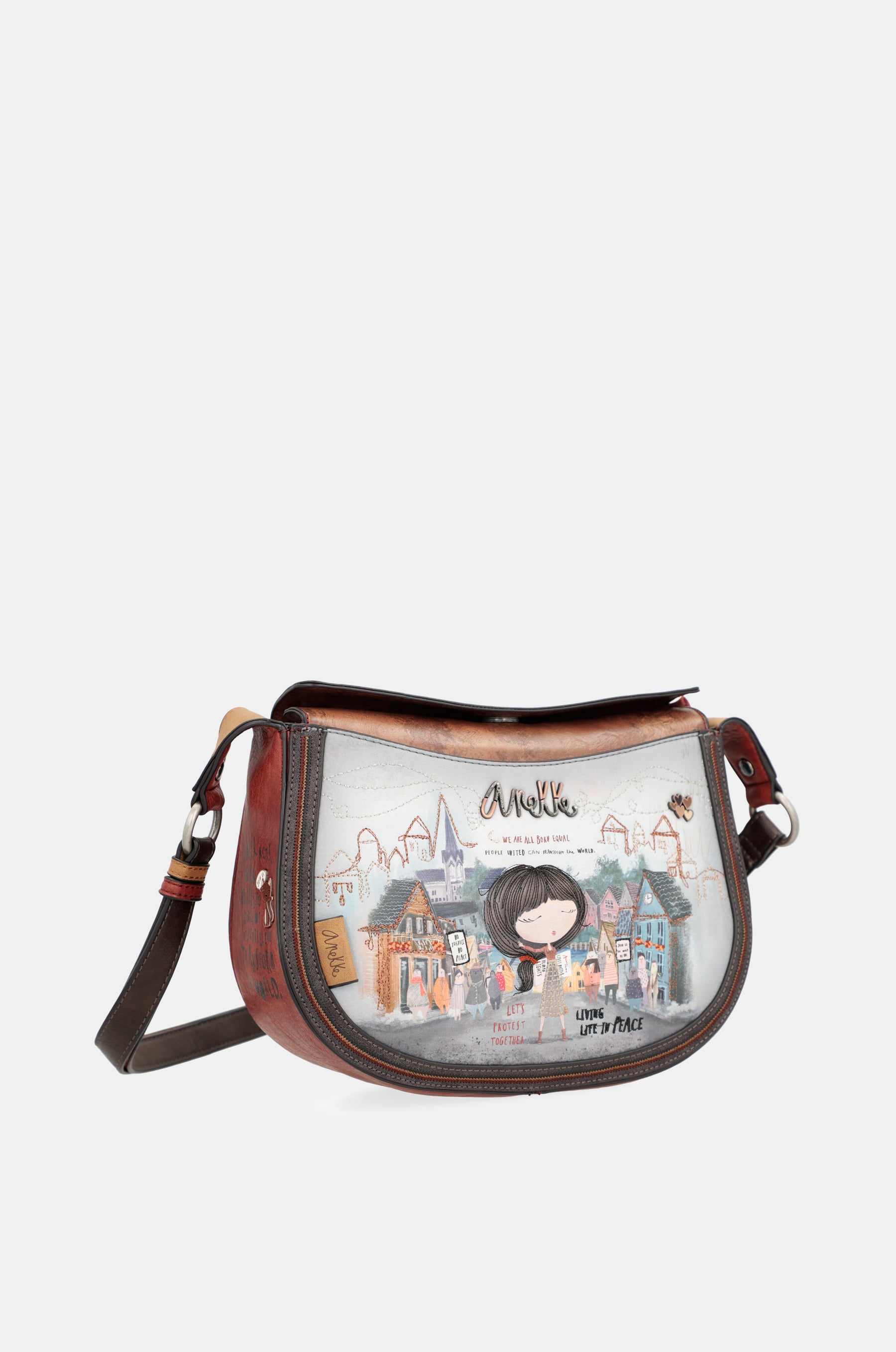Voix du sac à bandoulière ovale