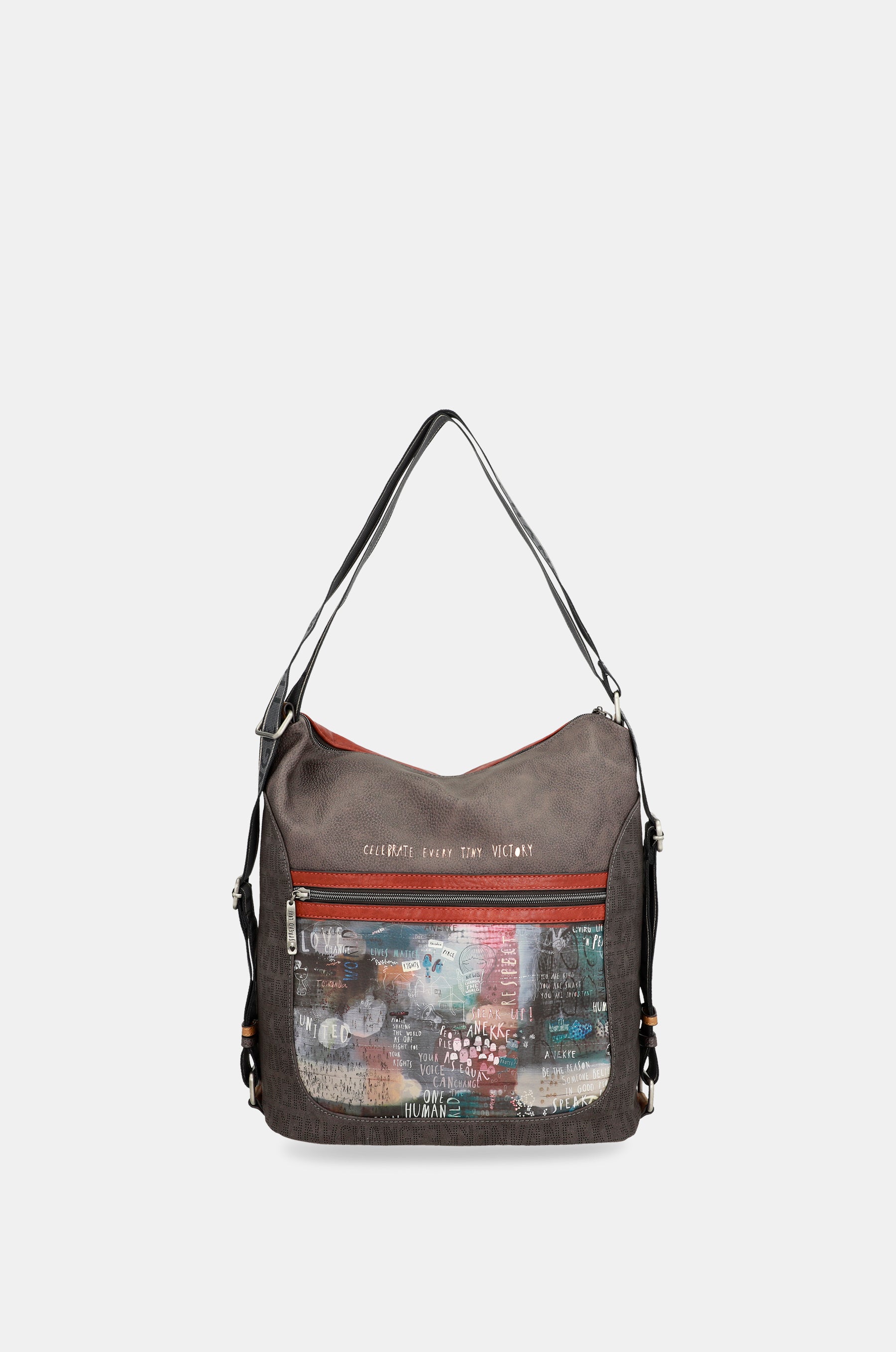 Sac à bandoulière convertible en voix de sac à dos